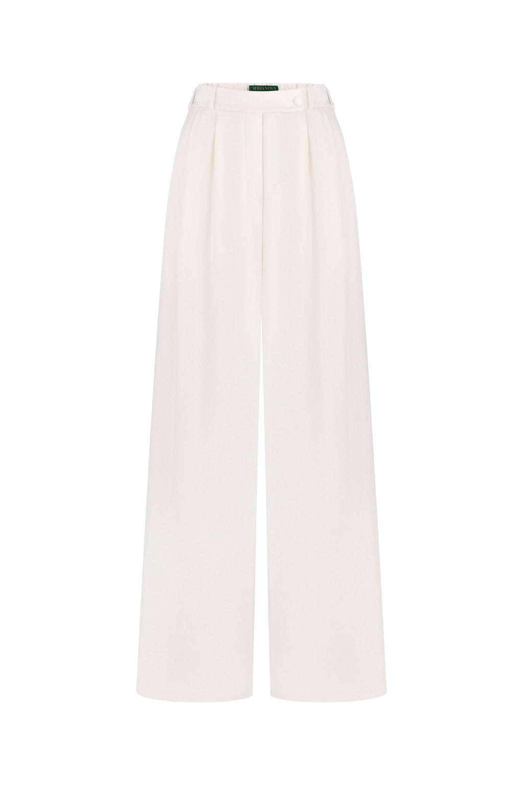 SOLISSE Ivory Palazzo Trousers