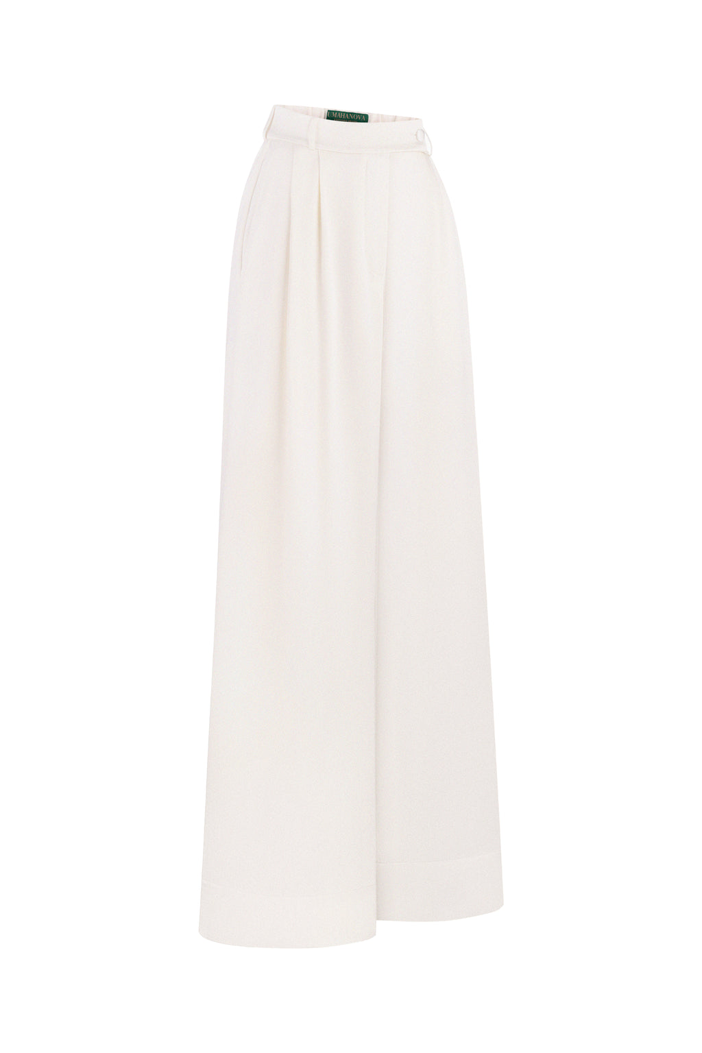 SOLISSE Ivory Palazzo Trousers