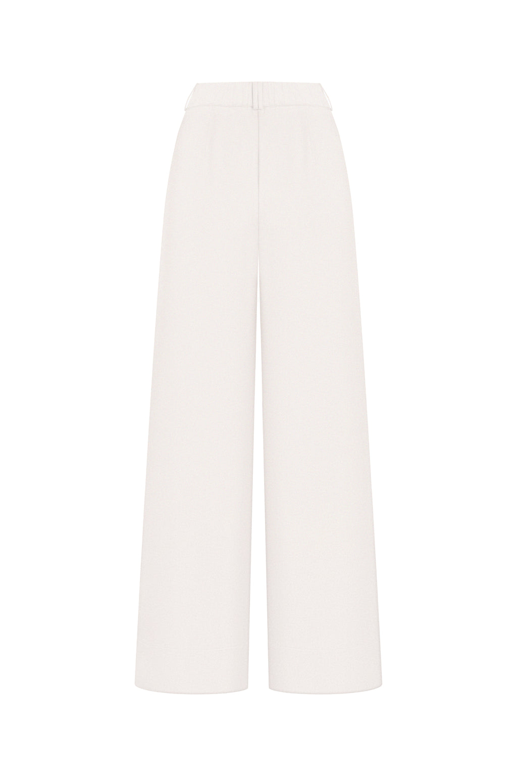SOLISSE Ivory Palazzo Trousers