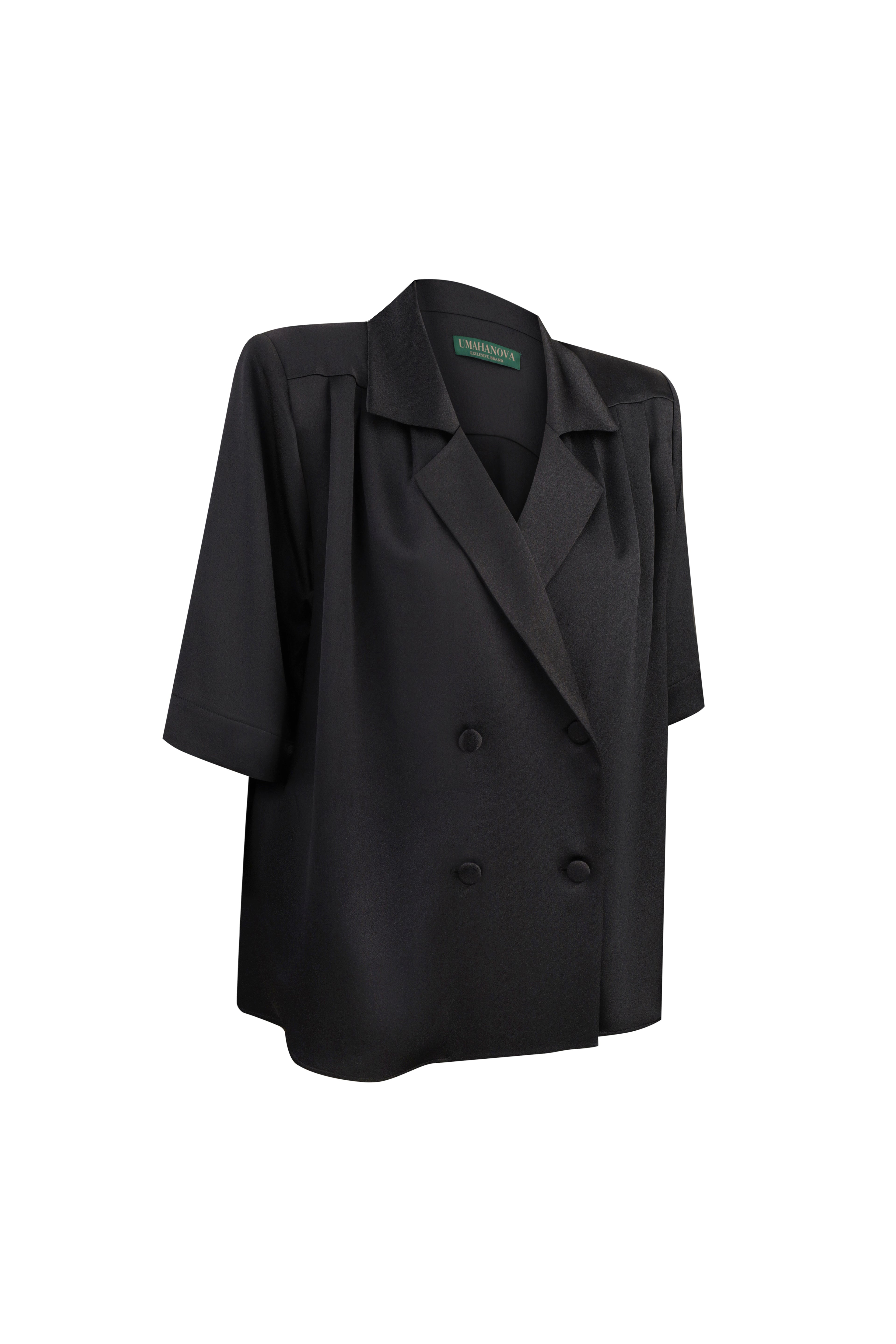 SOLISSE Black Blouse