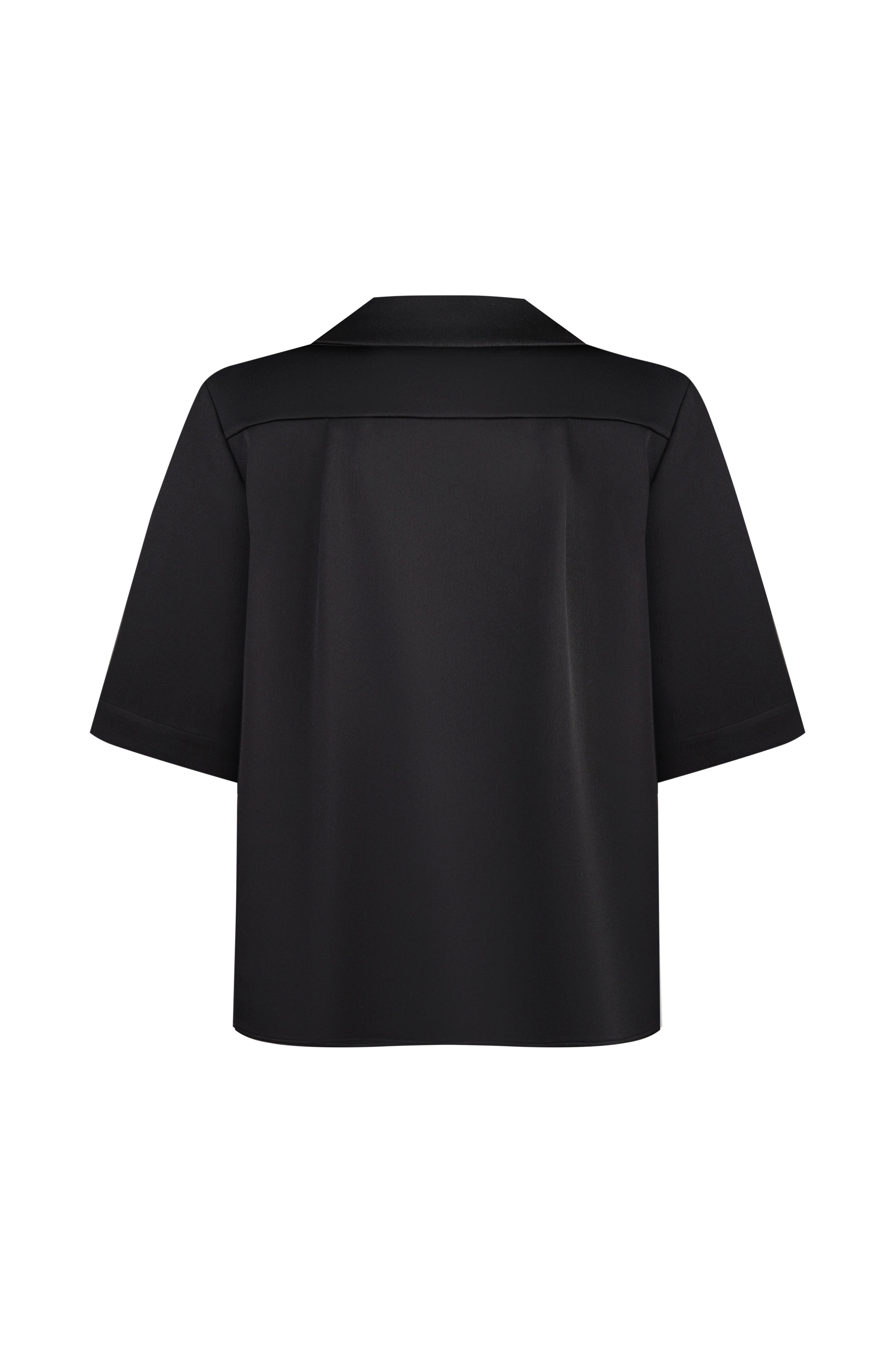 SOLISSE Black Blouse