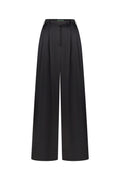 SOLISSE Black Palazzo Trousers