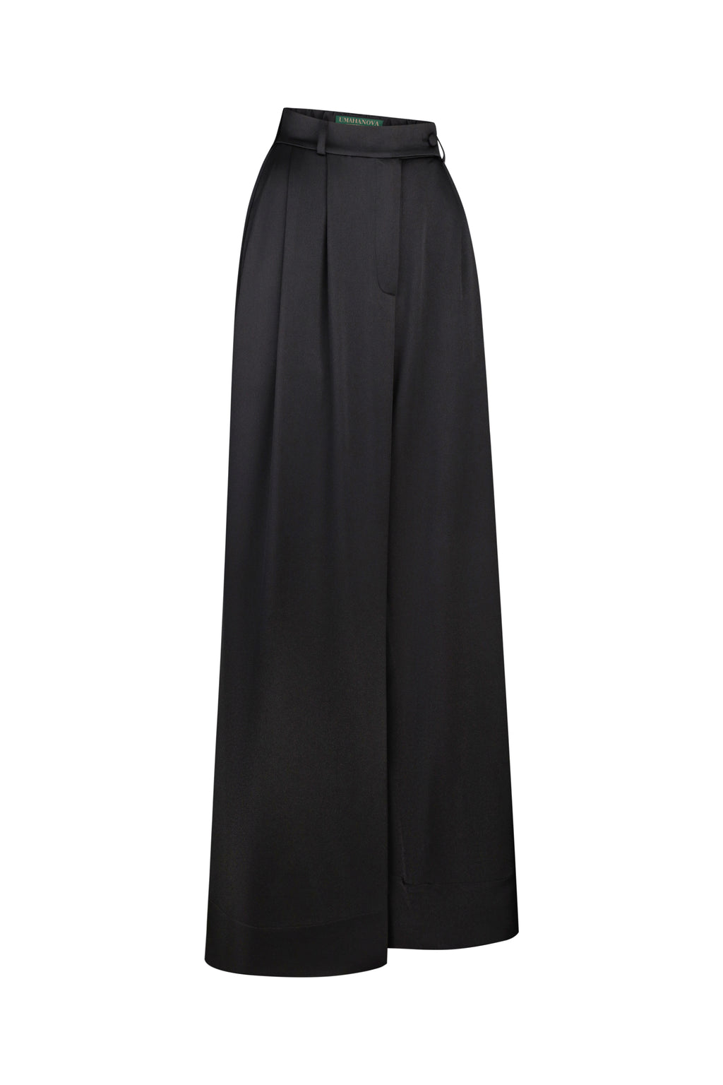SOLISSE Black Palazzo Trousers