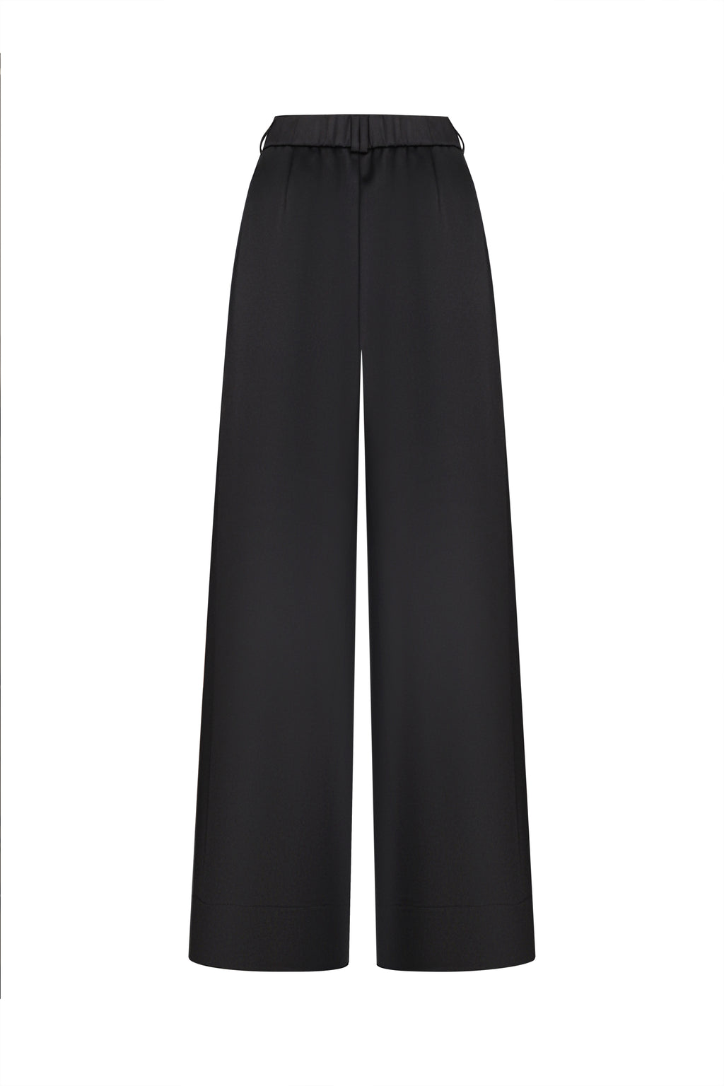 SOLISSE Black Palazzo Trousers