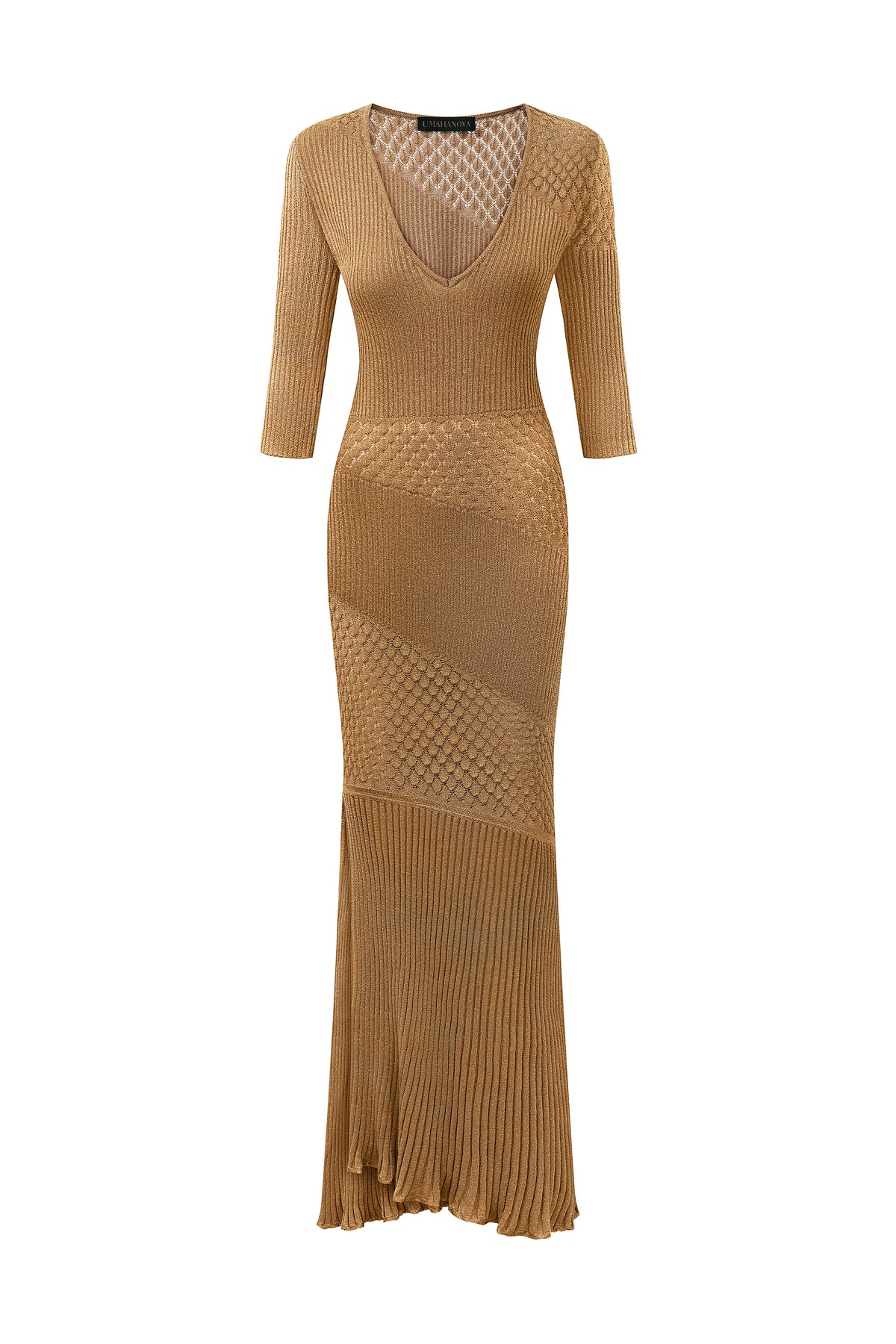 Сукня Lumière з люрексом Golden Beige
