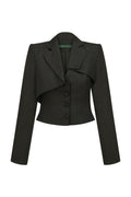 Emerald Green Form jacket