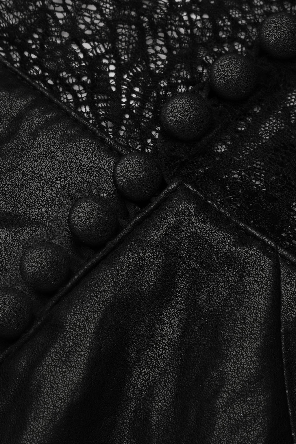 Nox Leather and Lace Dress