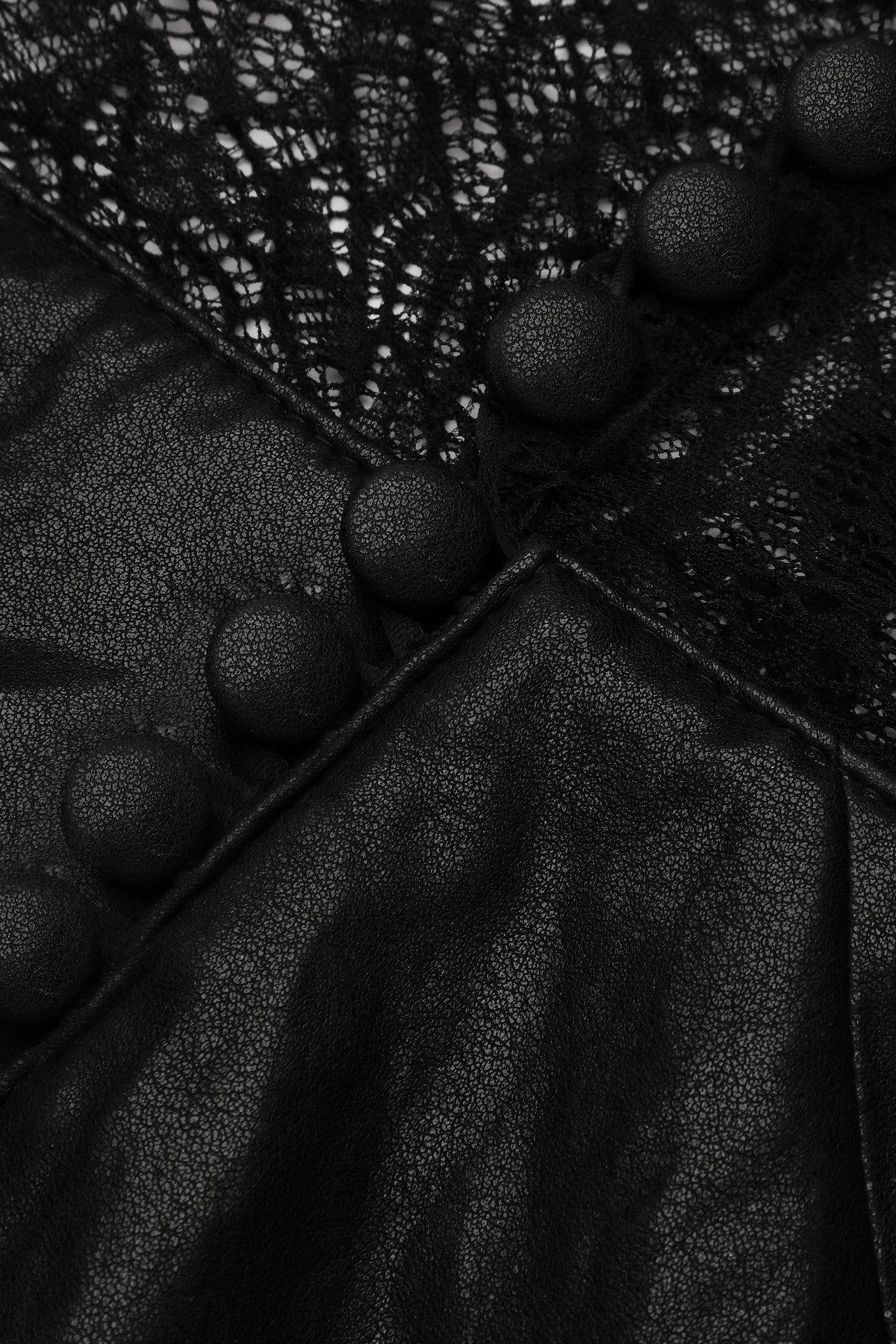 Nox Leather and Lace Dress