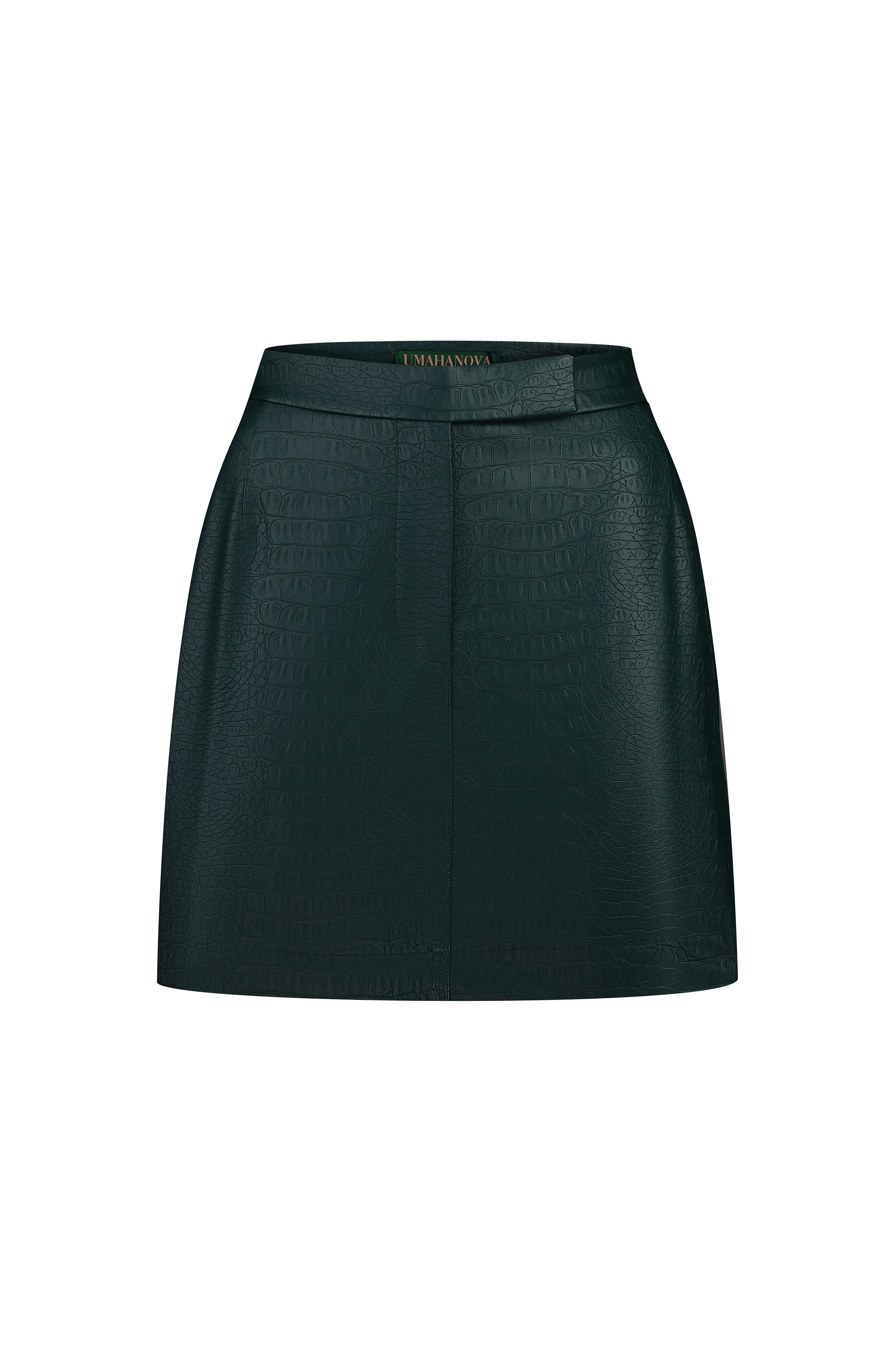 Allure Dark Green Mini Skirt