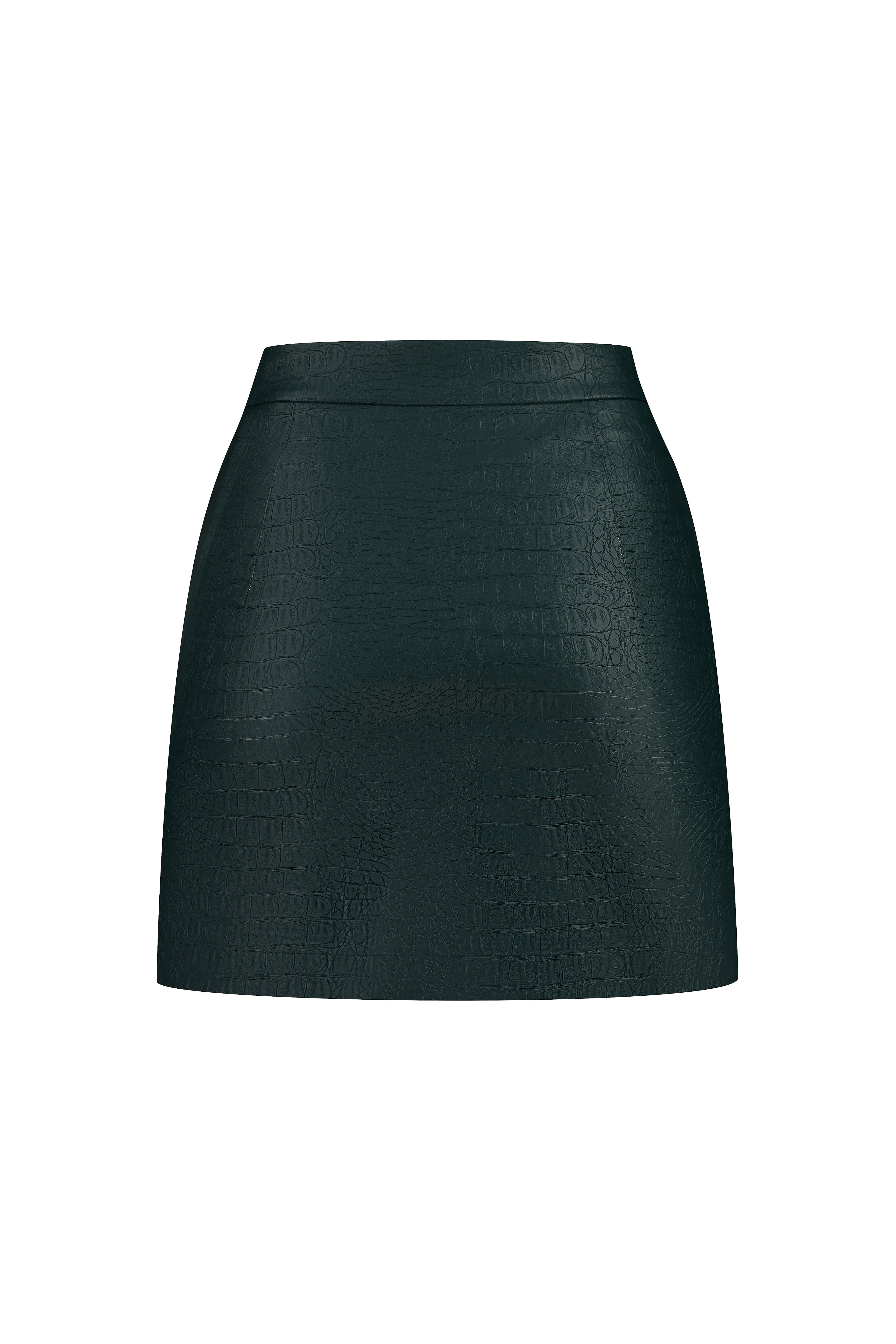 Allure Dark Green Mini Skirt