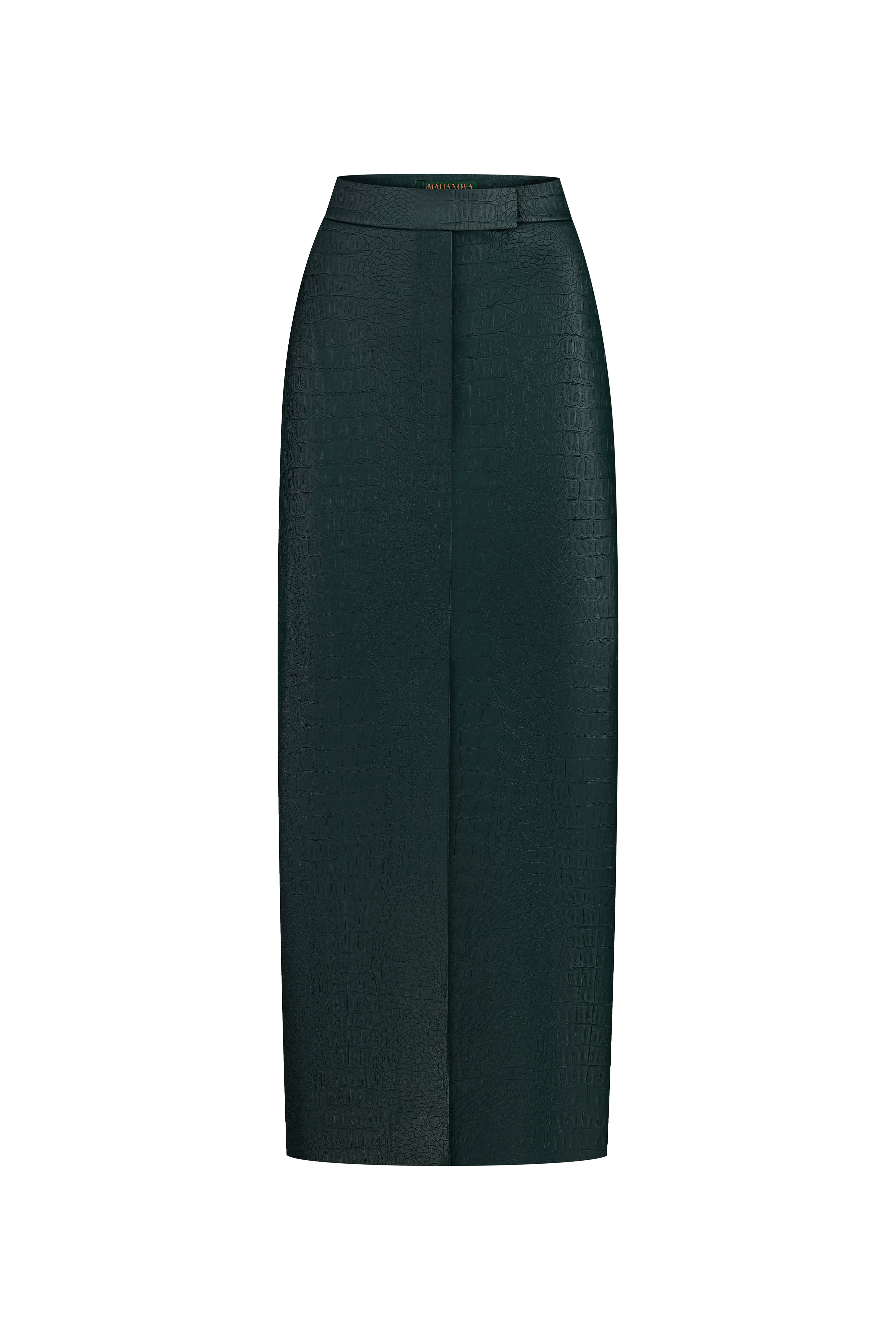 Allure Dark Green Maxi Skirt