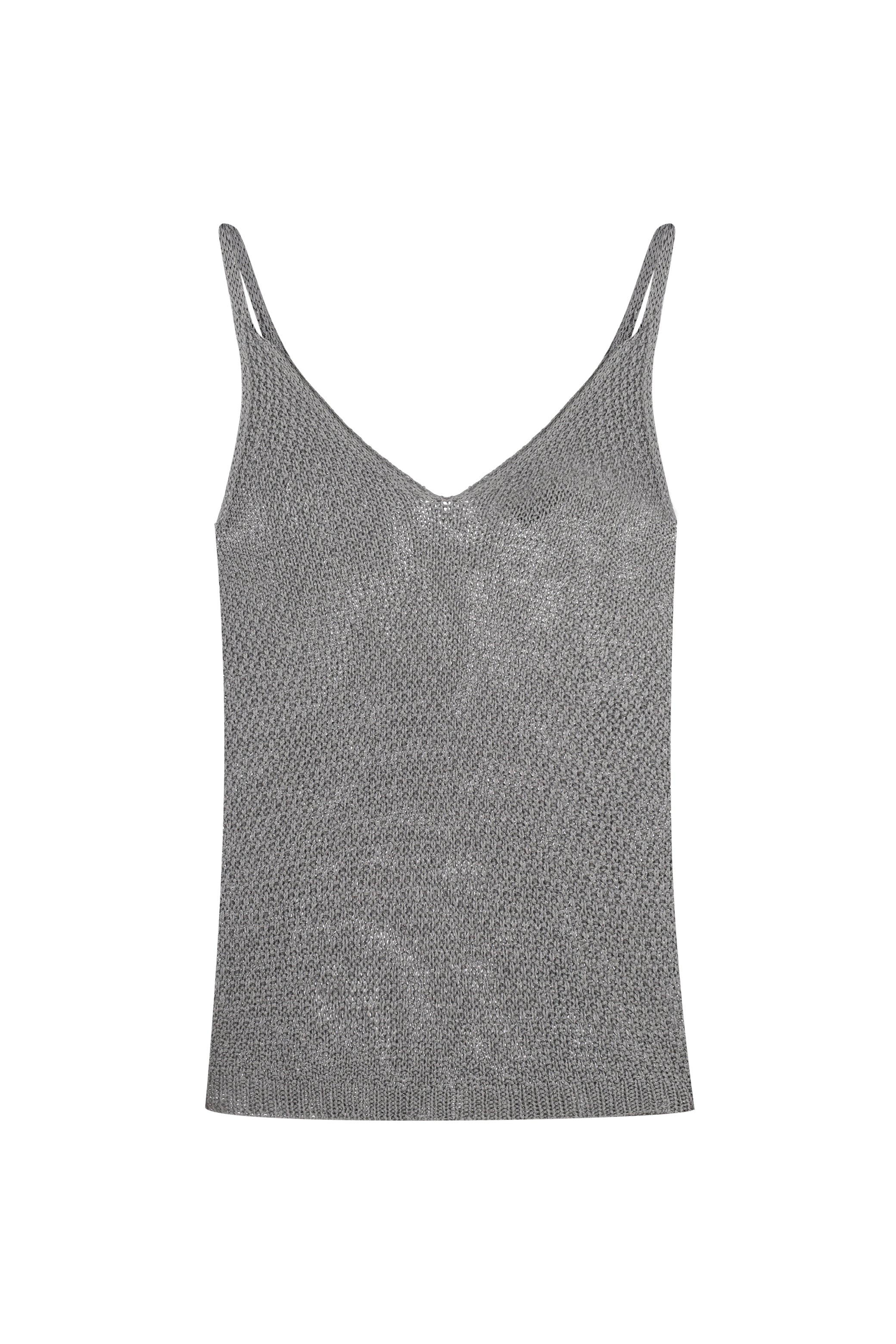 Grey Knitted Top Nerea