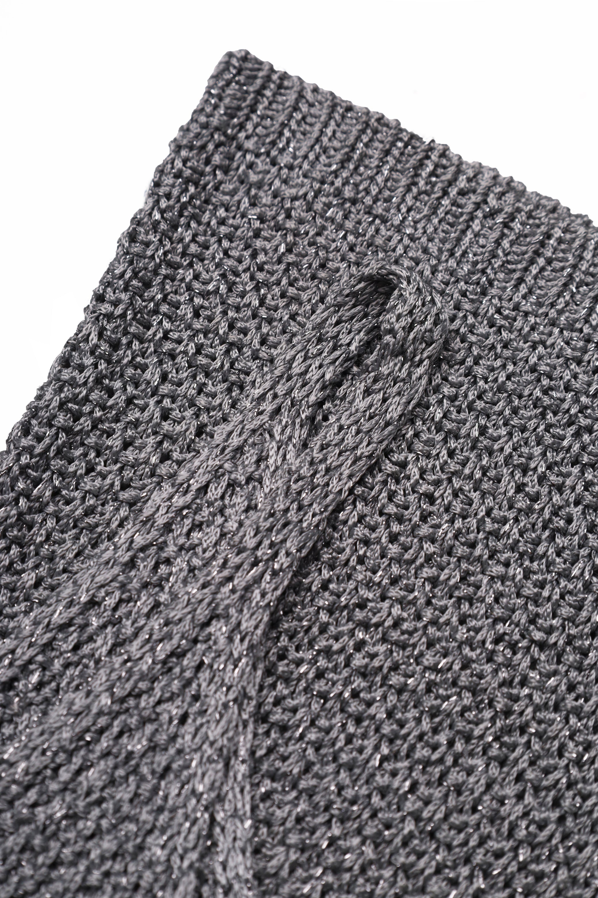 Grey Knitted Top Nerea