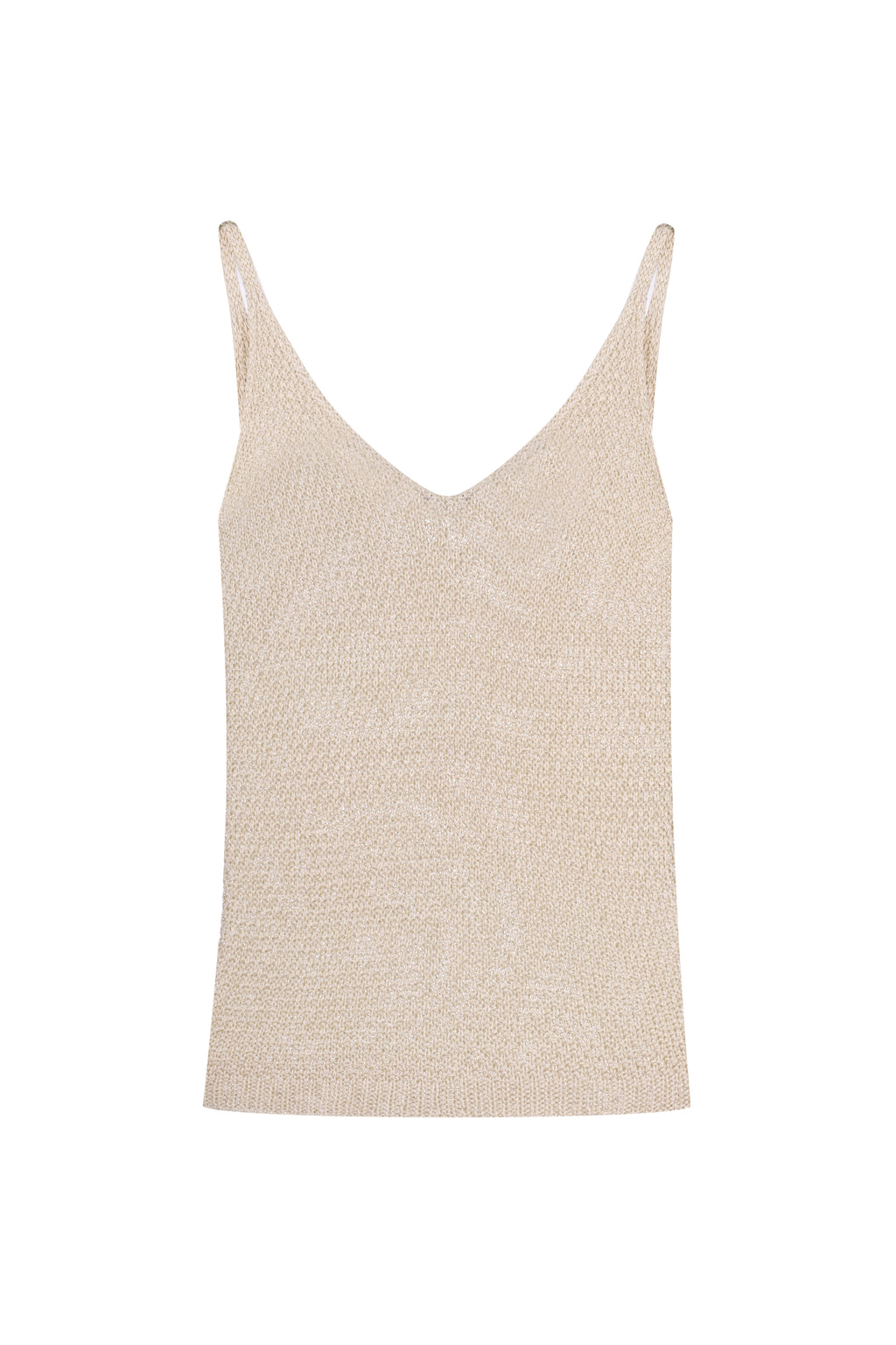 Beige Knitted Top Nerea