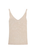 Beige Knitted Top Nerea