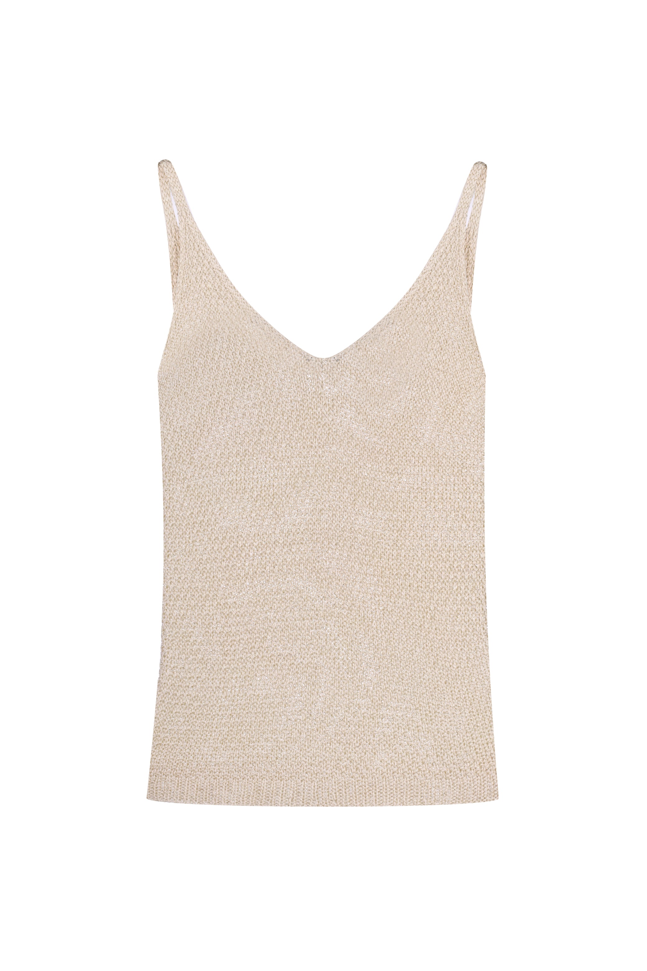 Beige Knitted Top Nerea