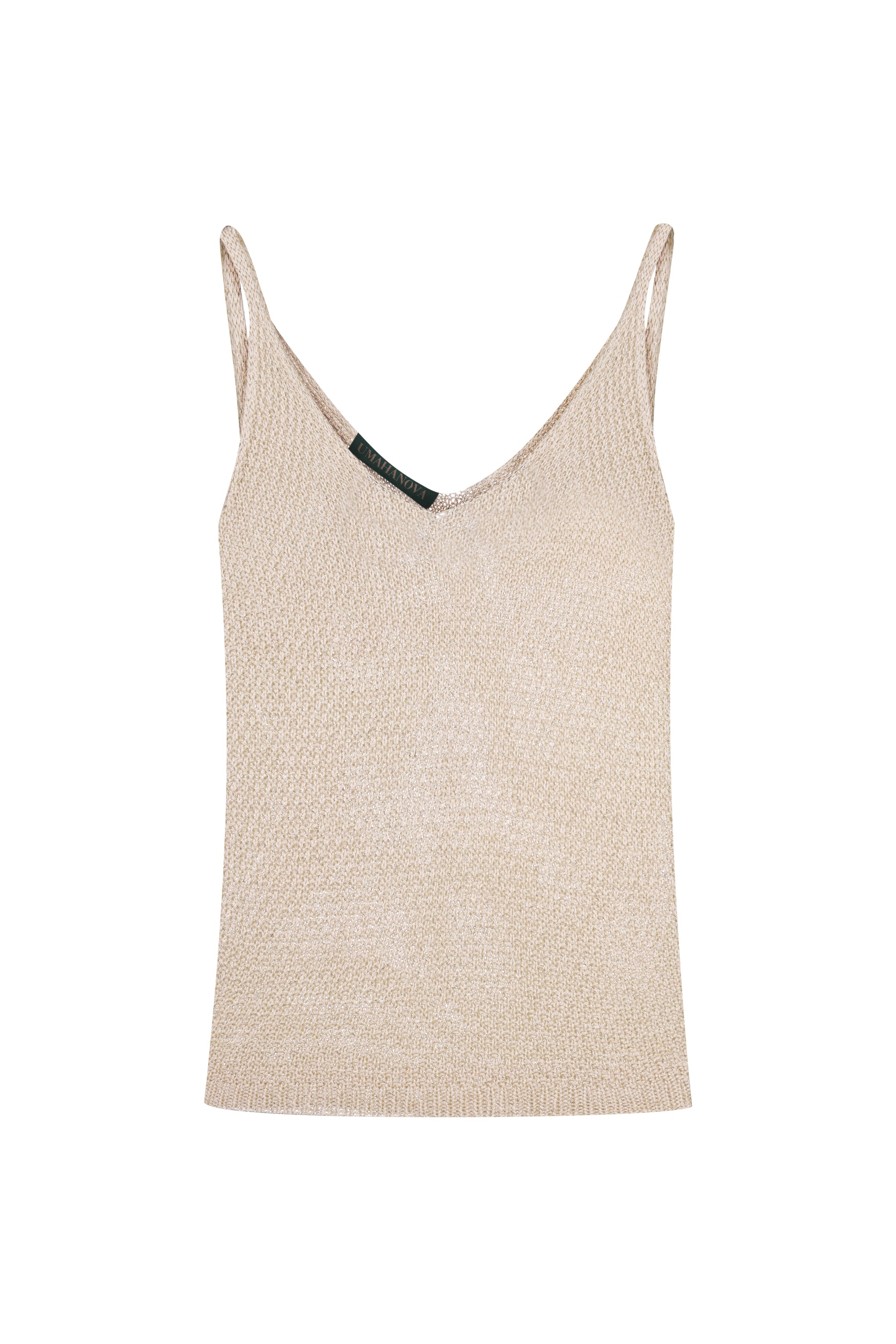 Beige Knitted Top Nerea