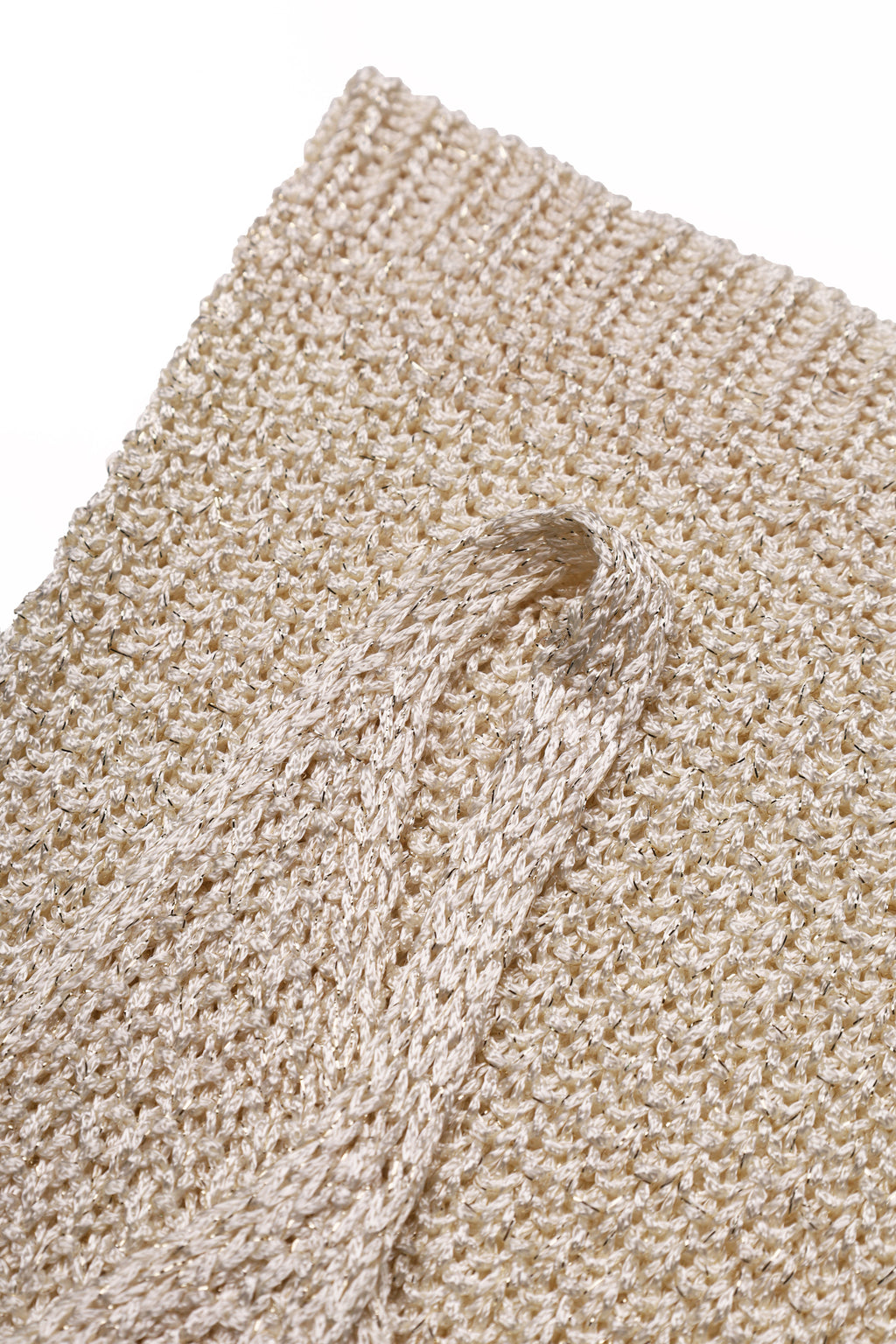 Beige Knitted Top Nerea