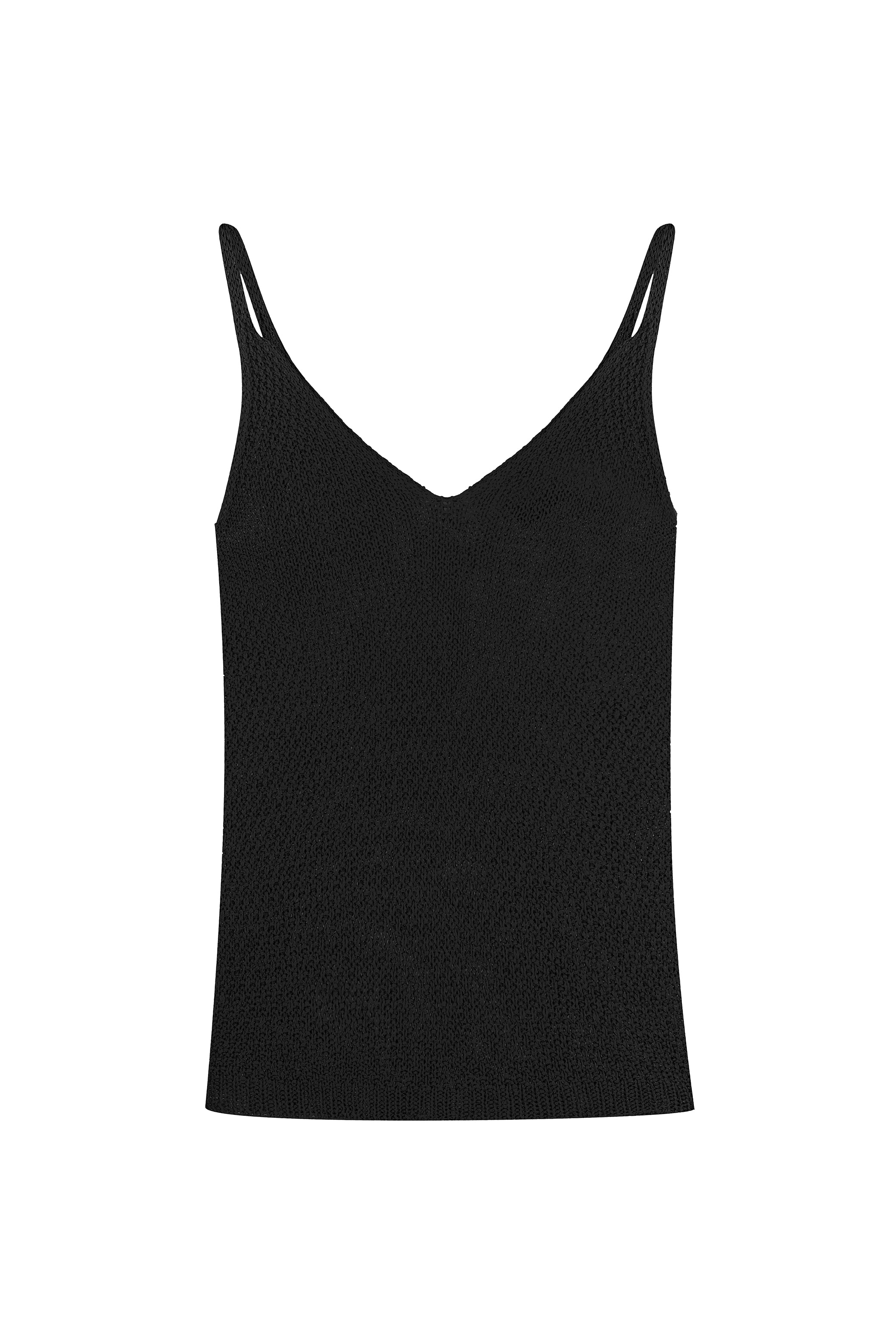 Black Knitted Top Nerea