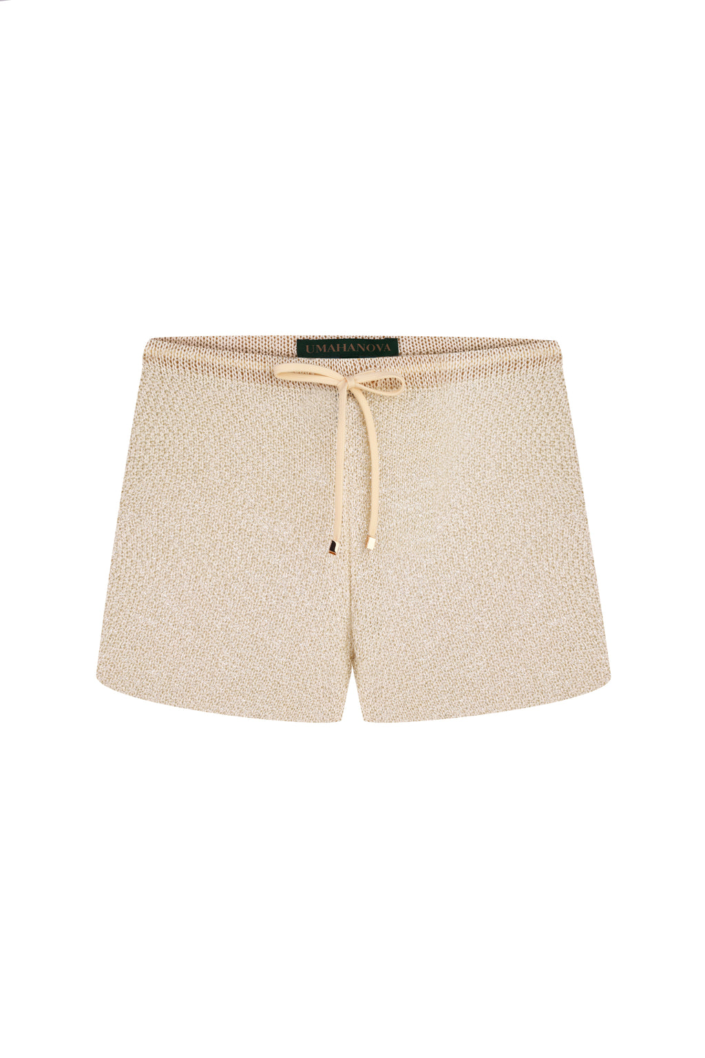 Beige Knitted Shorts Nerea