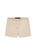Beige Knitted Shorts Nerea