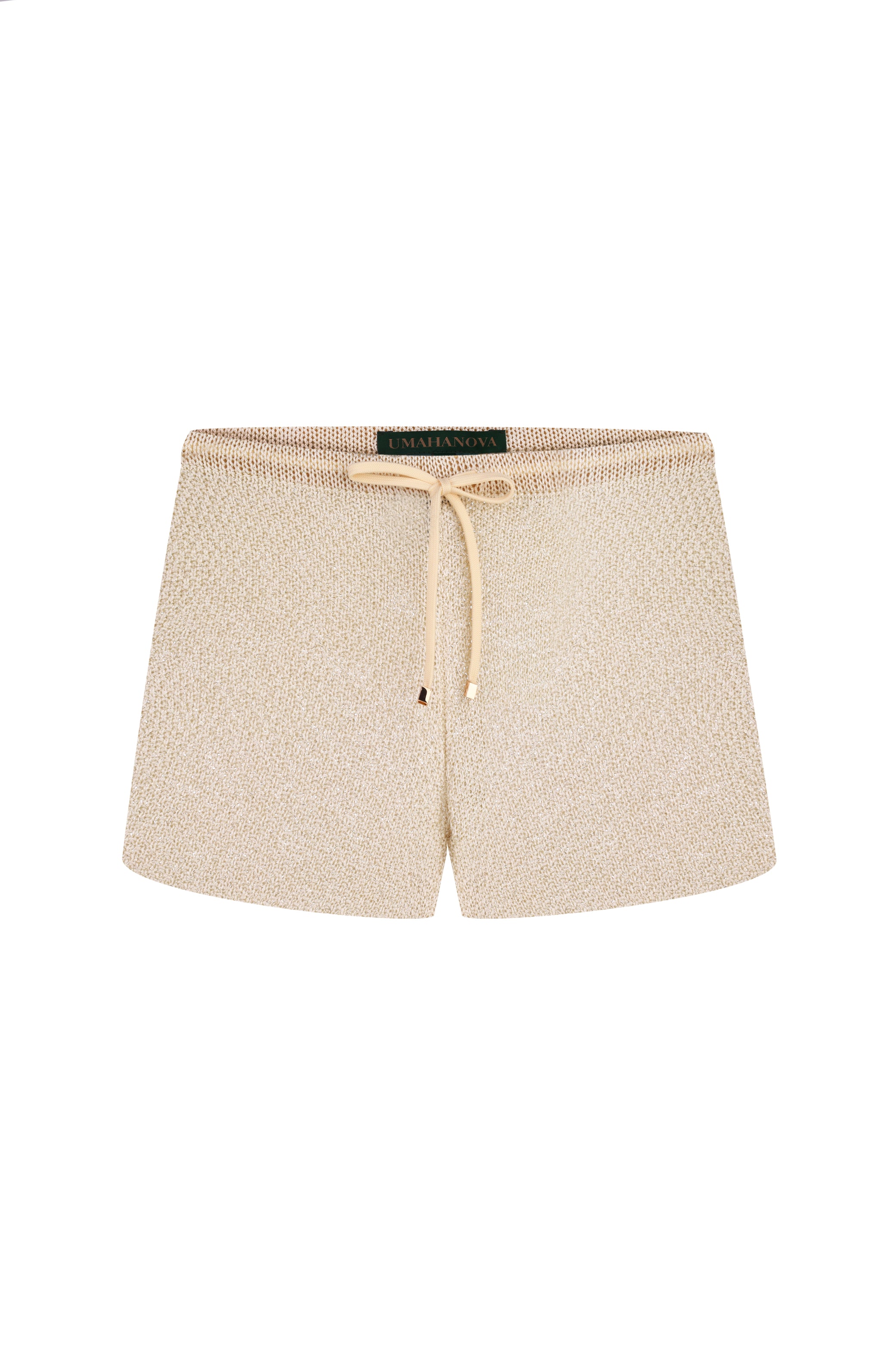 Beige Knitted Shorts Nerea