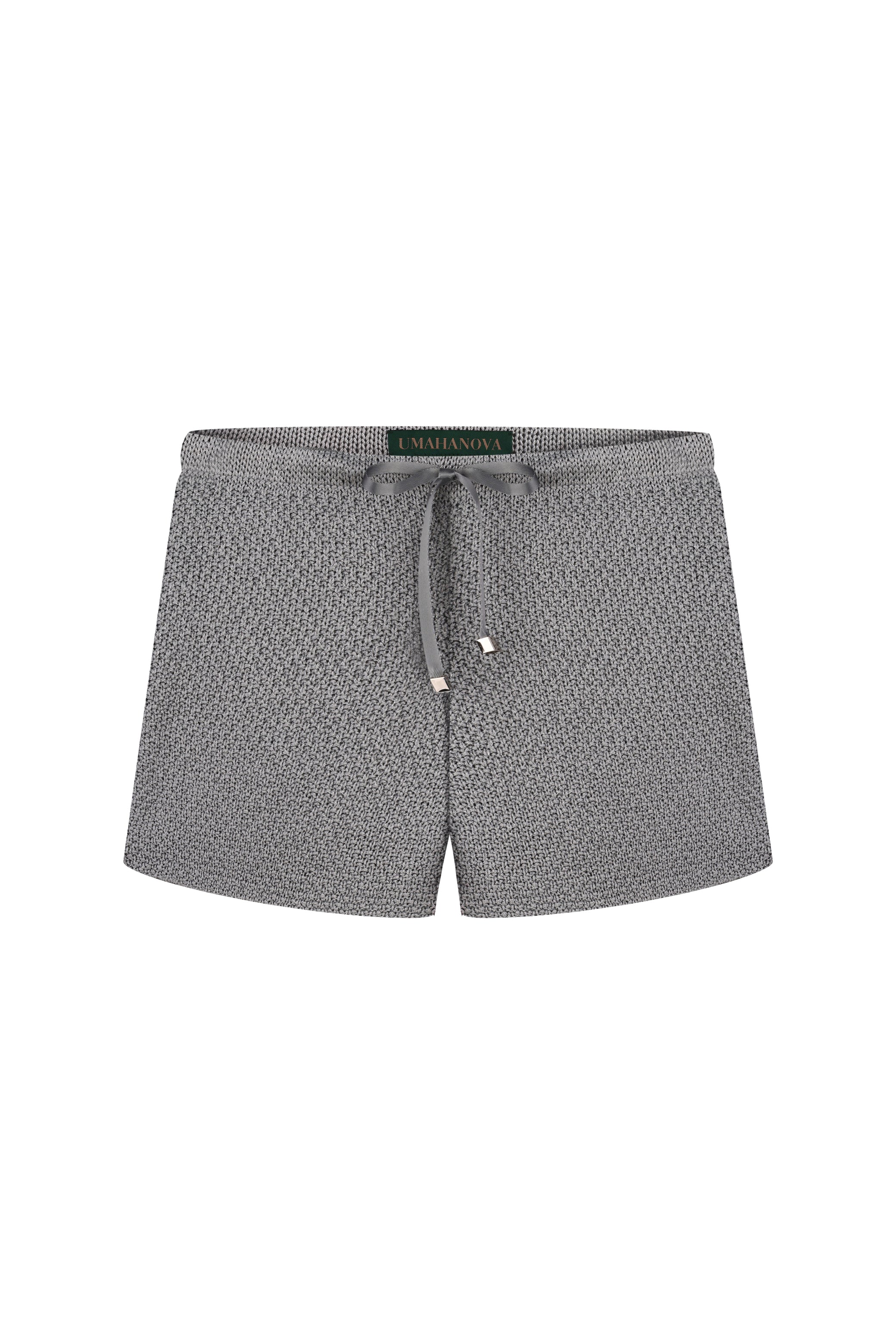 Grey Knitted Shorts Nerea