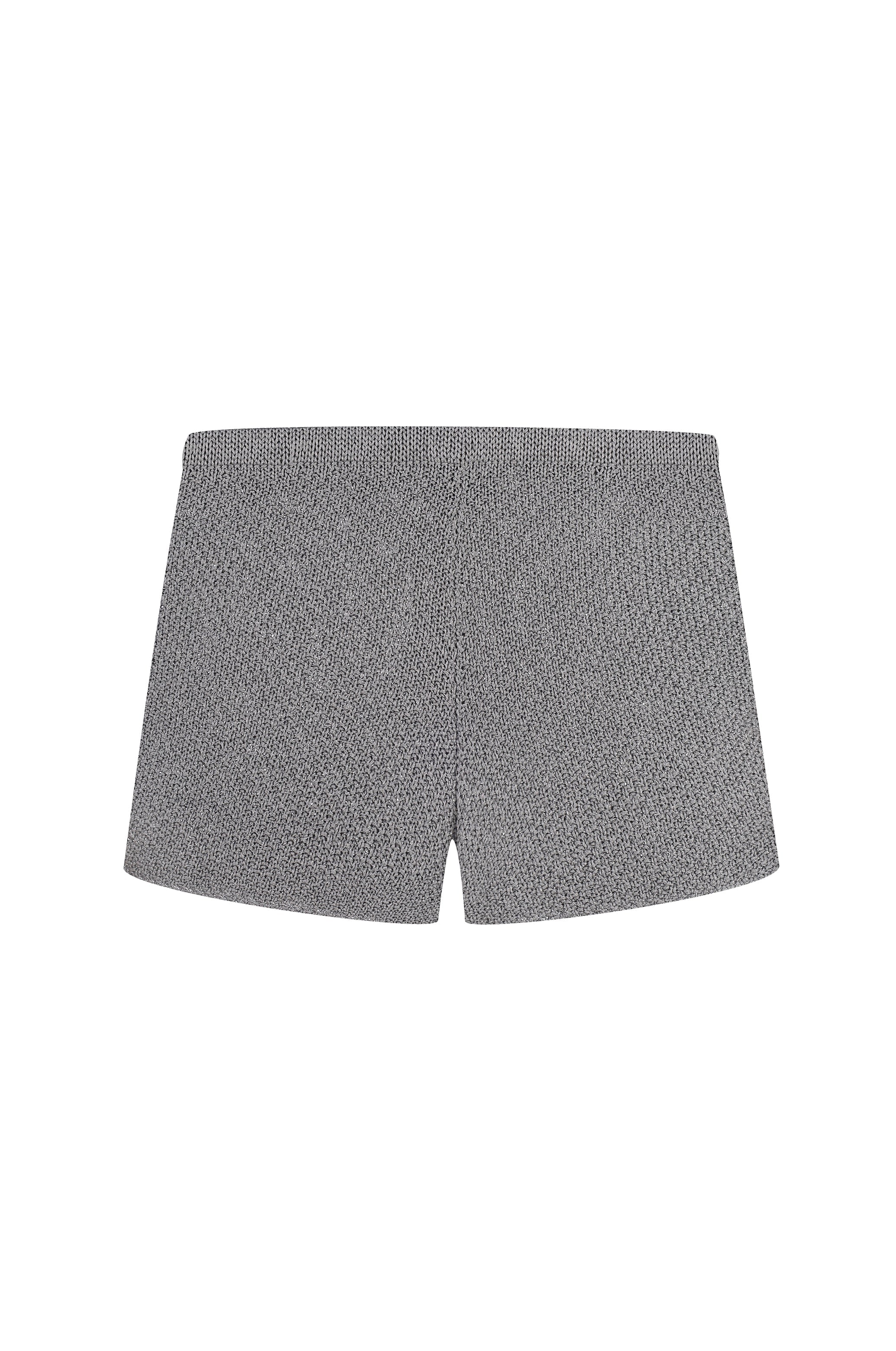 Grey Knitted Shorts Nerea