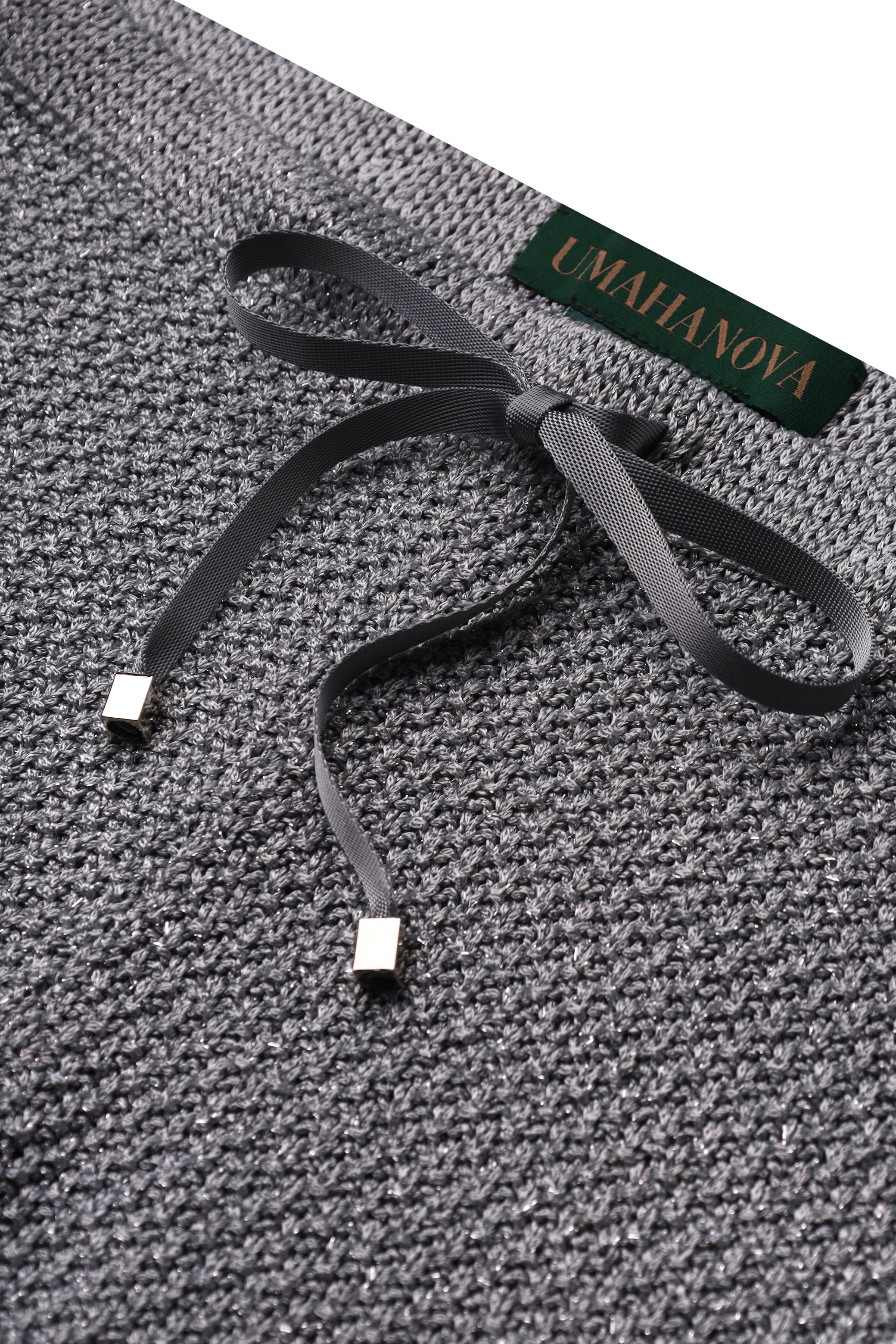 Grey Knitted Shorts Nerea
