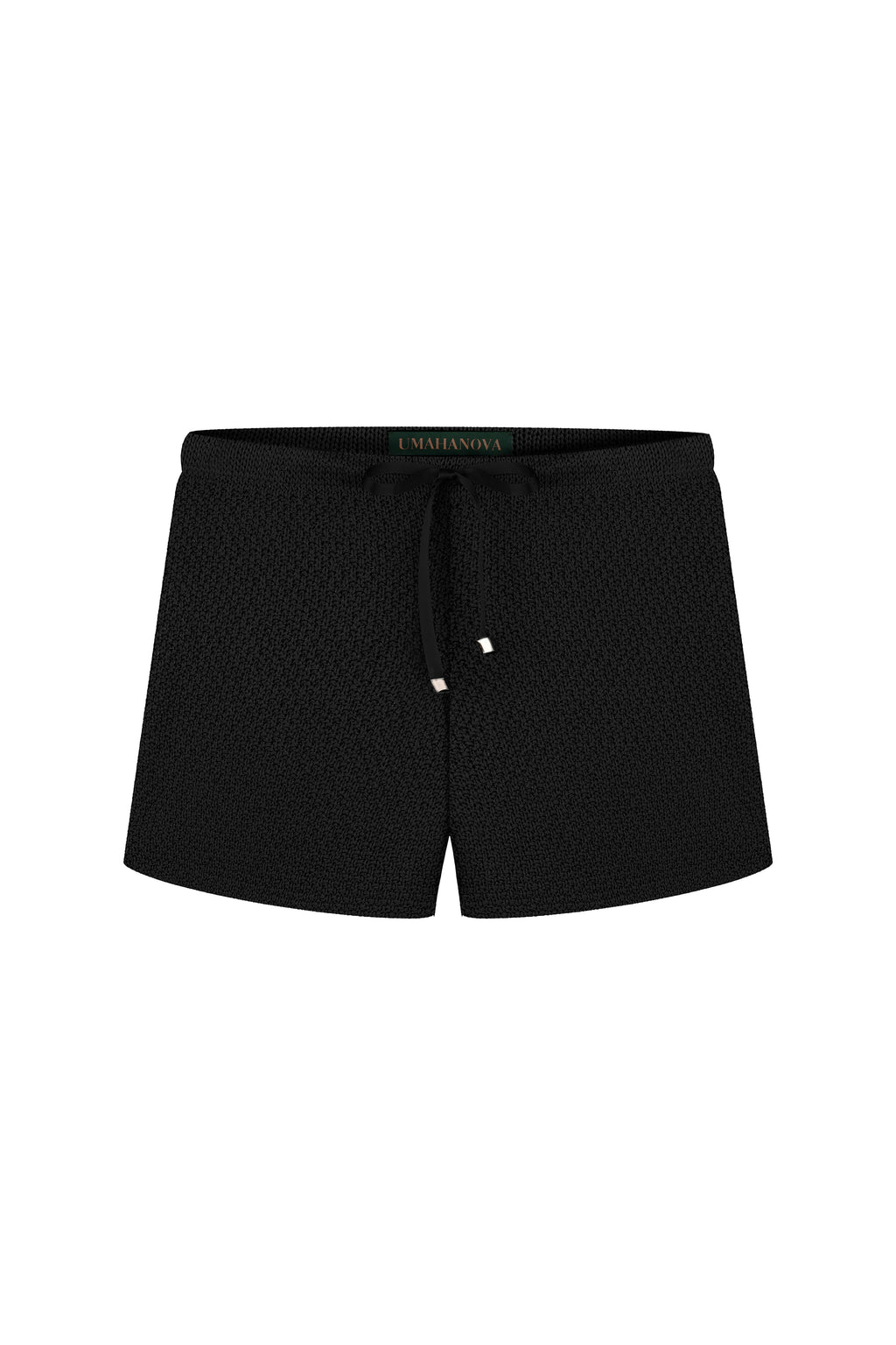 Black Knitted Shorts Nerea