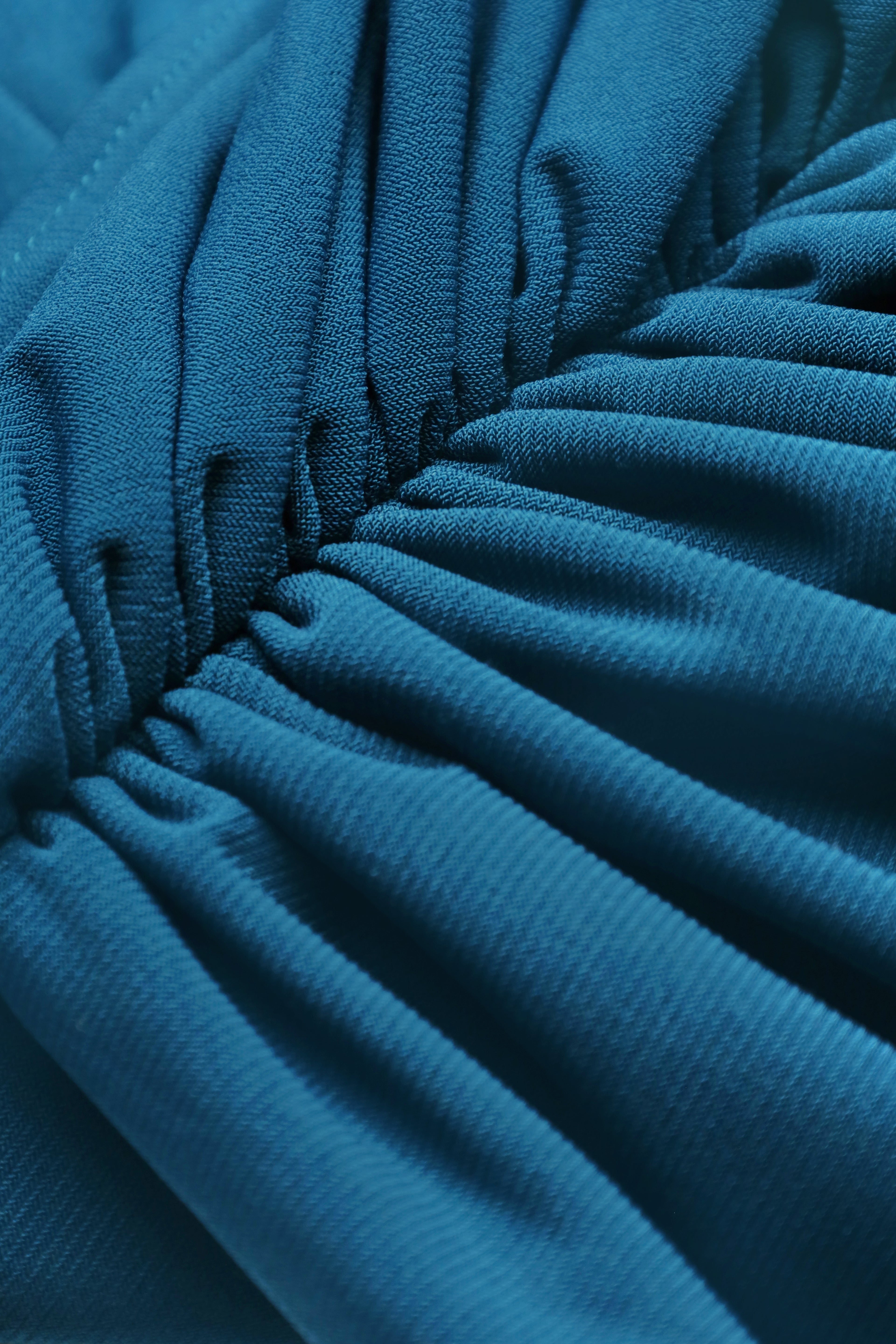Draped jersey dress “Fluid”