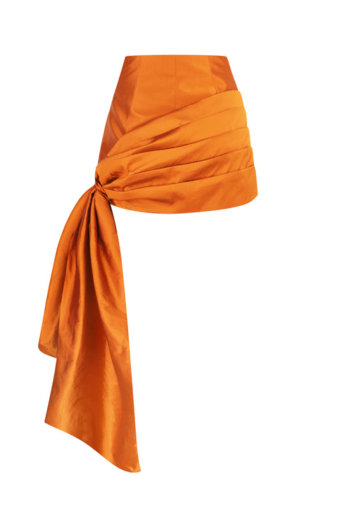Taffeta mini skirt “Flair”