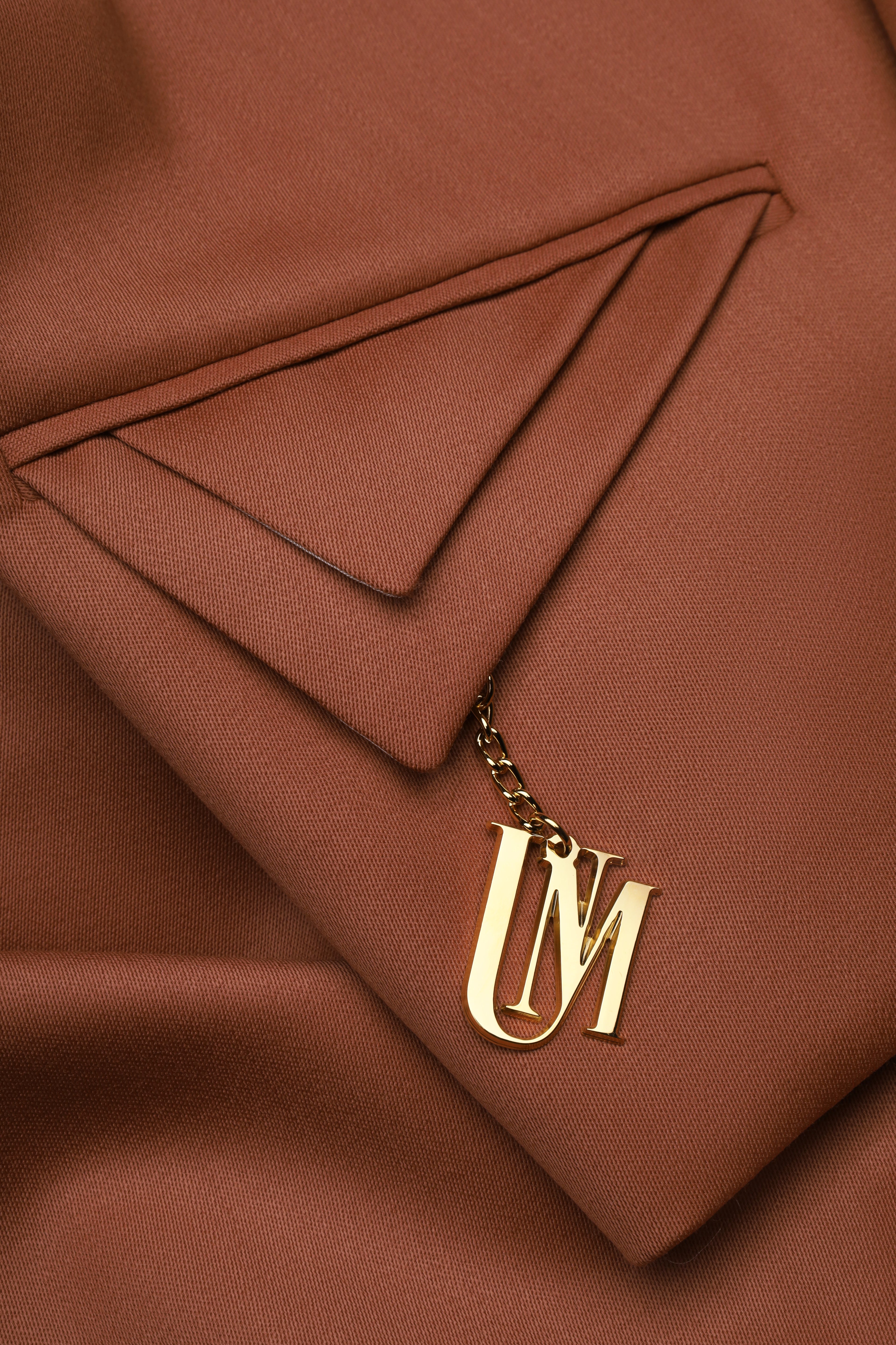 Flux Cropped Blazer Mocha Mousse
