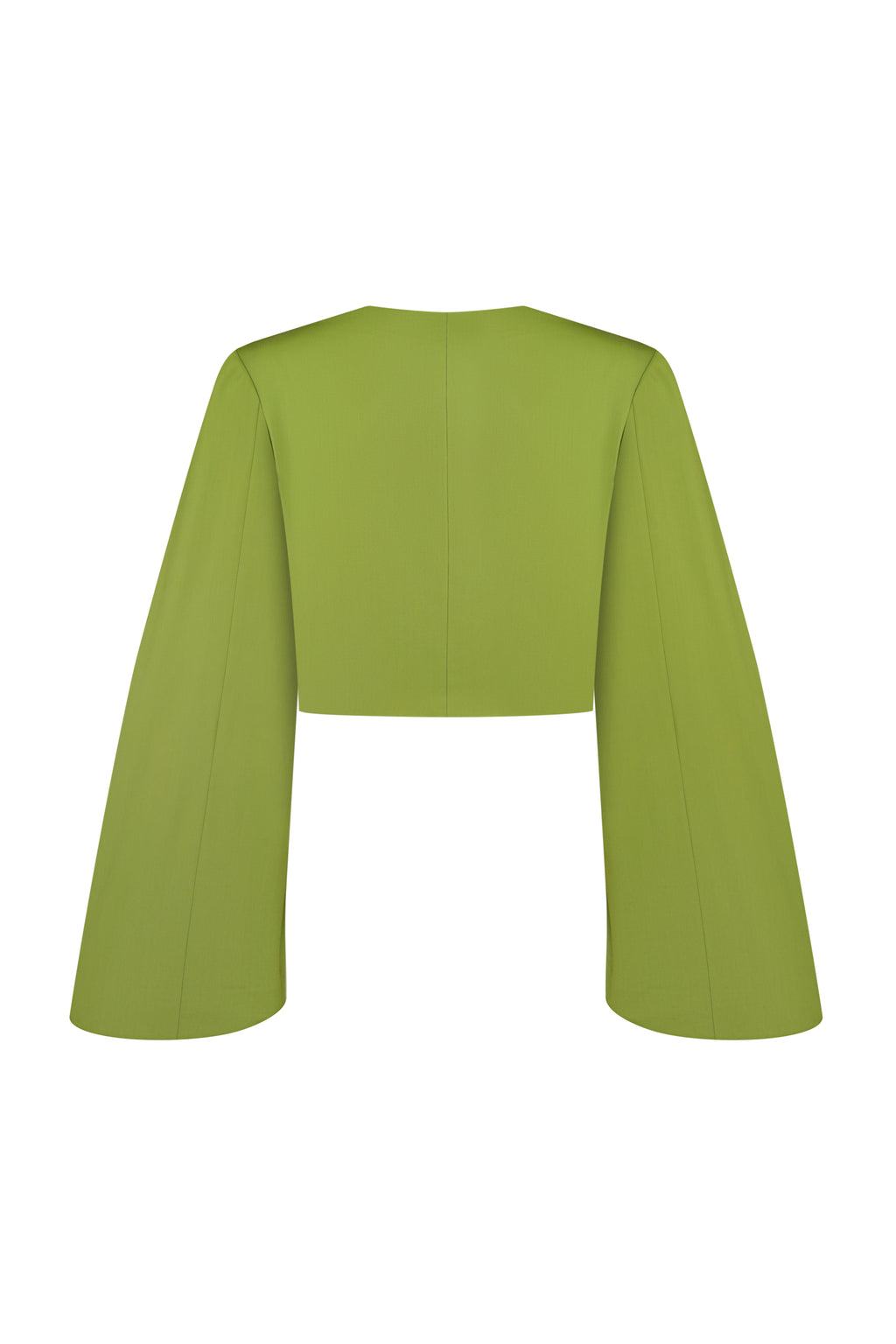 Flux Cropped Blazer Сhartreuse