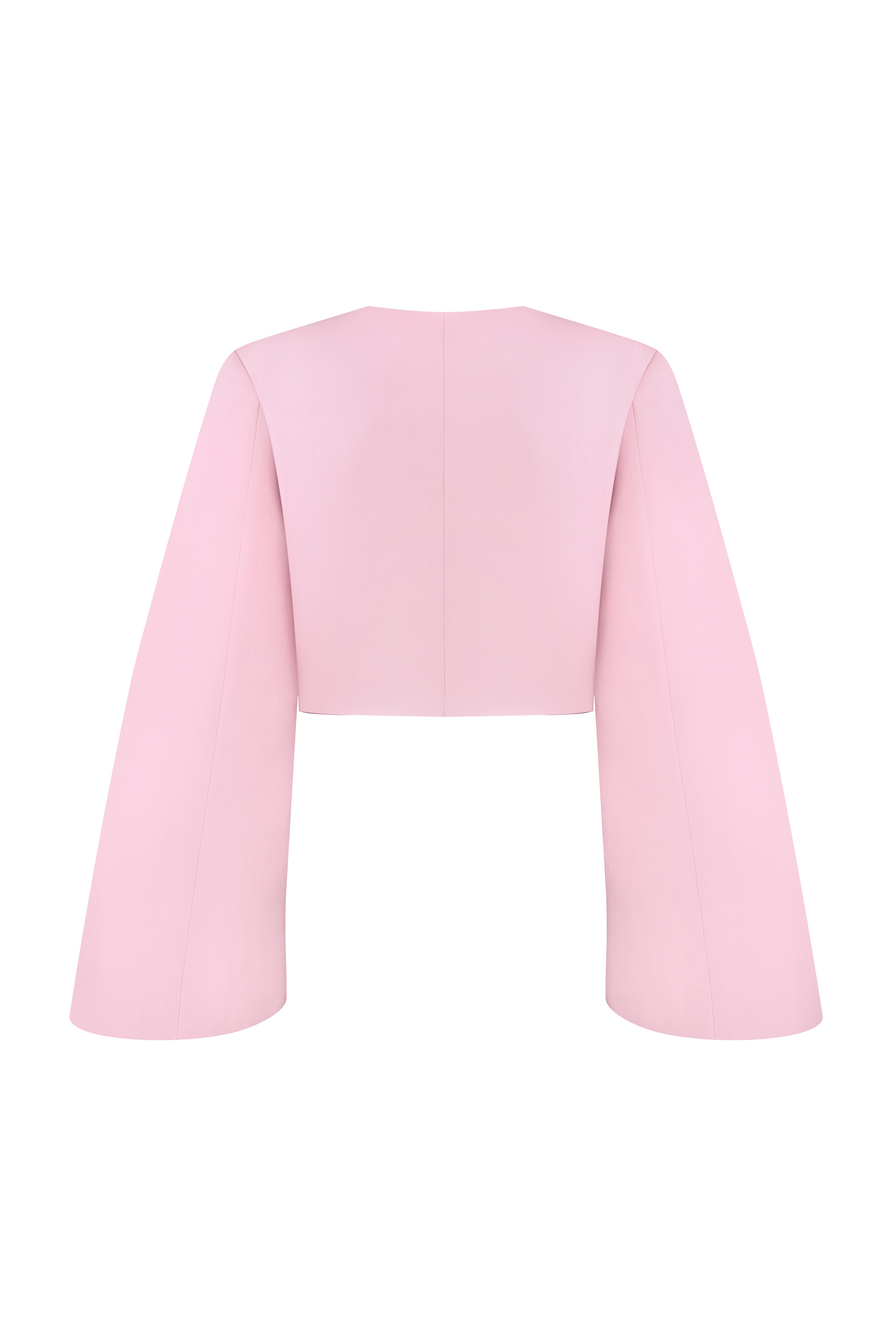 Flux Cropped Blazer Rouge