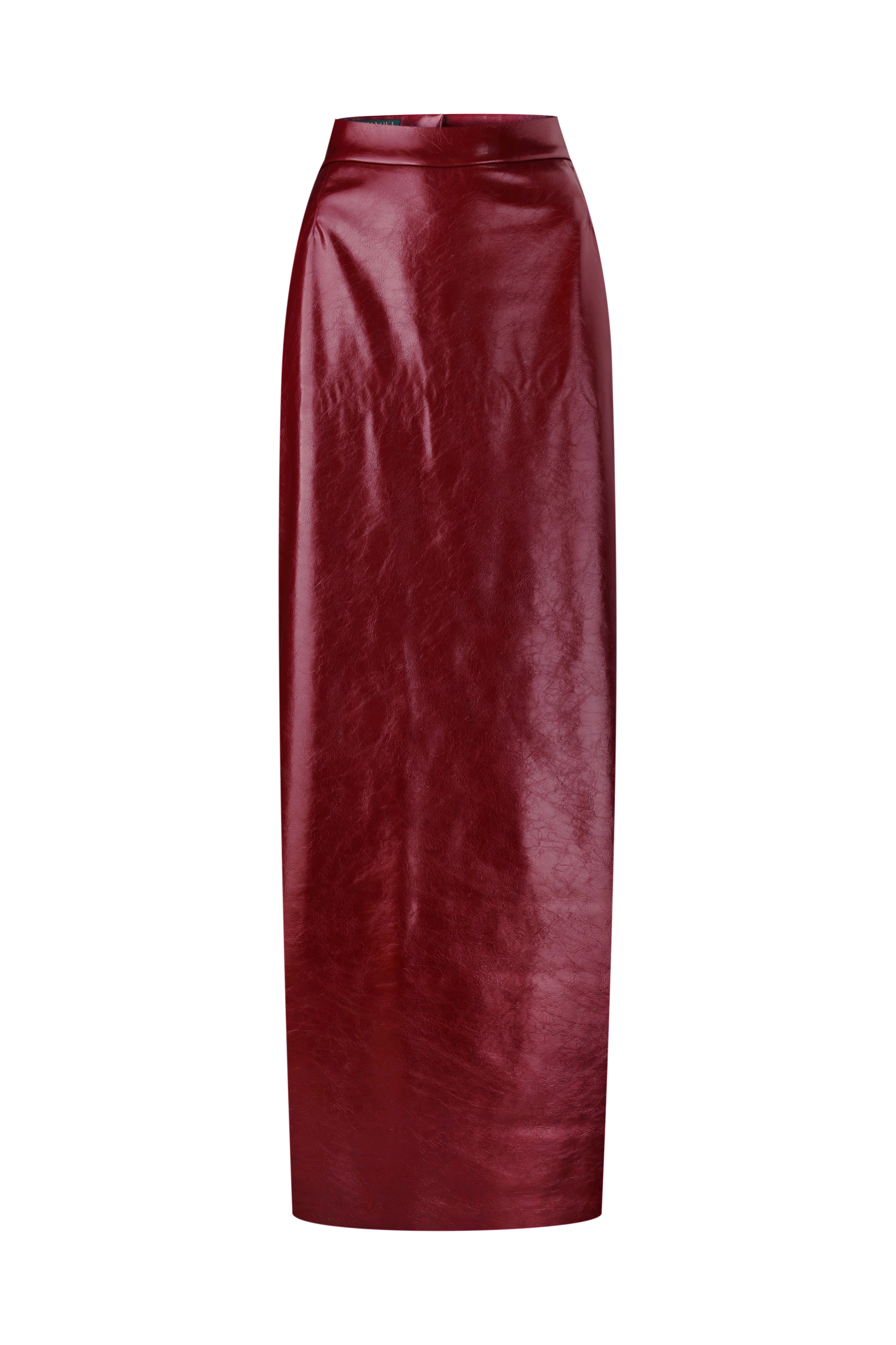 Allure Burgundy Maxi Skirt