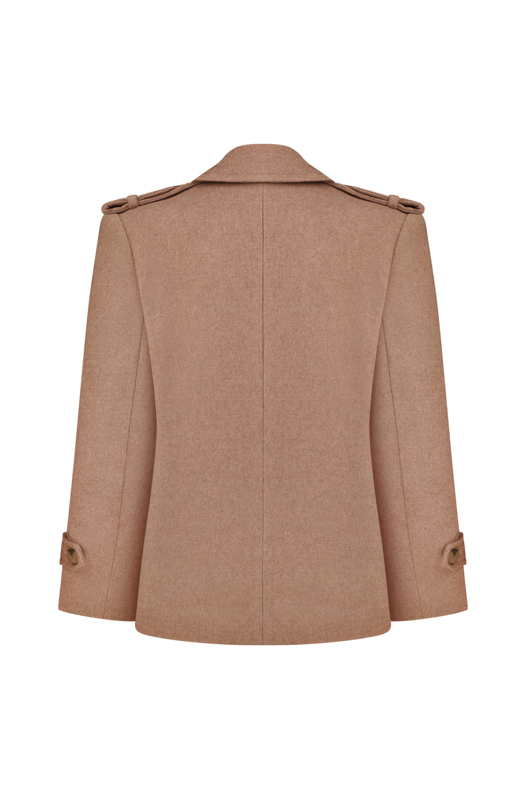 Вкорочене двобортне пальто