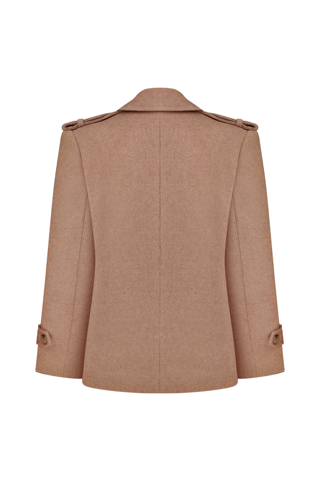 Cropped Double-Breasted Coat