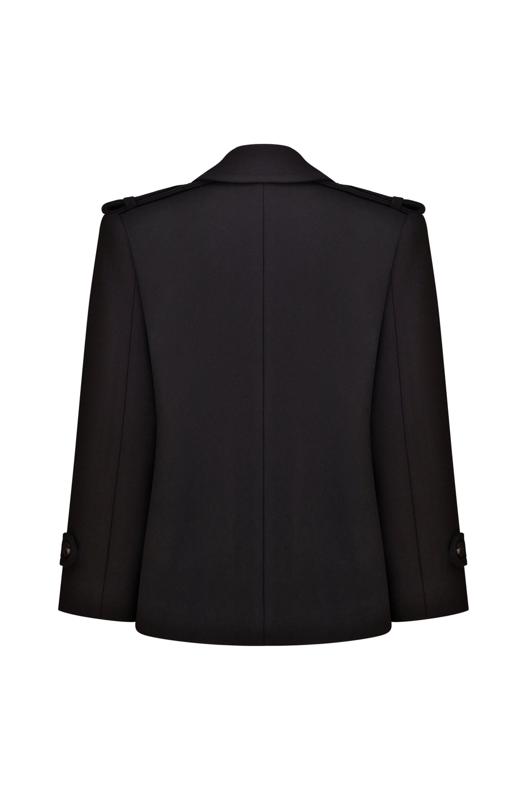 Cropped Double-Breasted Coat