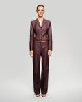 Raven Trousers in Burgundy