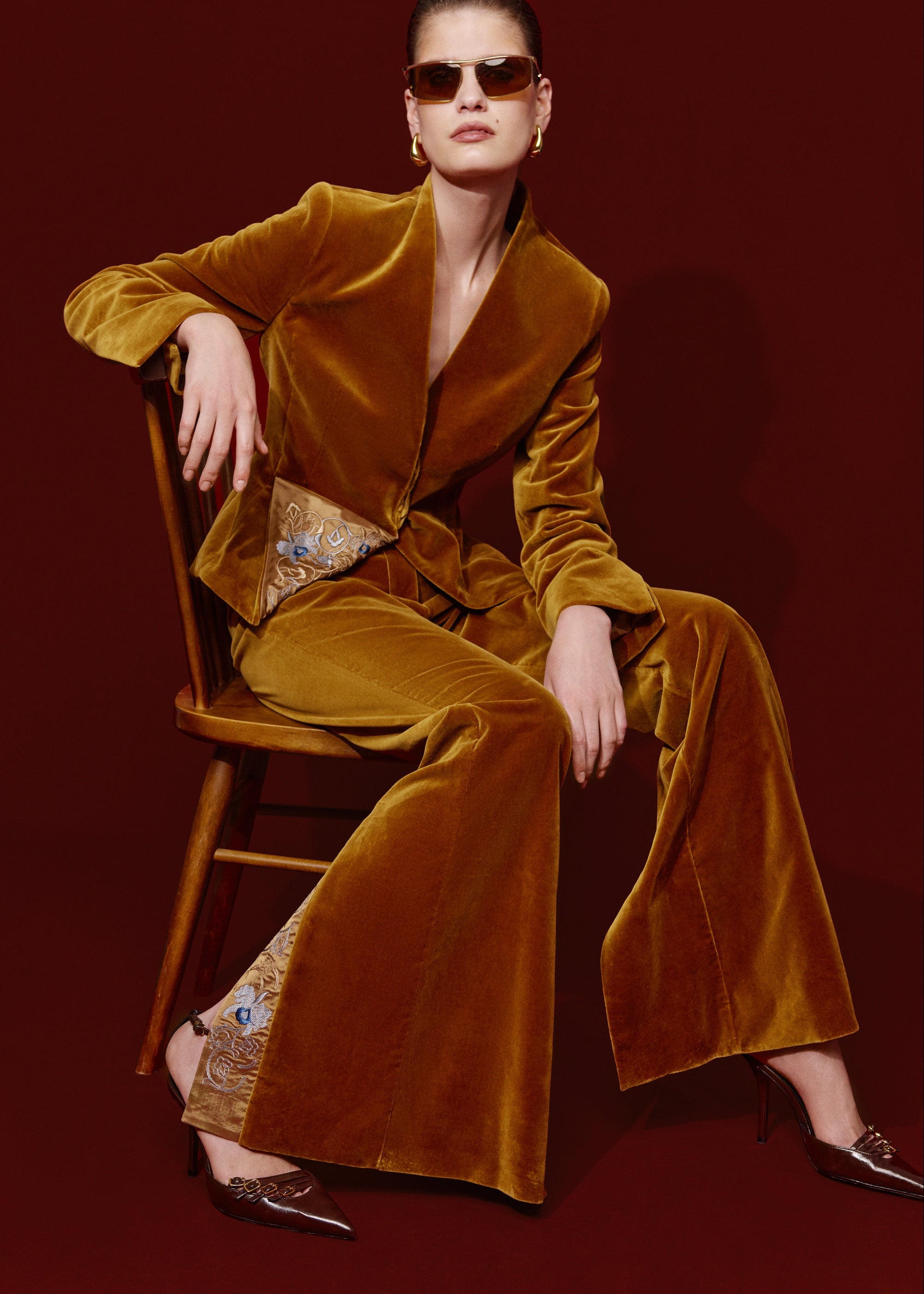 Оксамитові брюки "Echo"