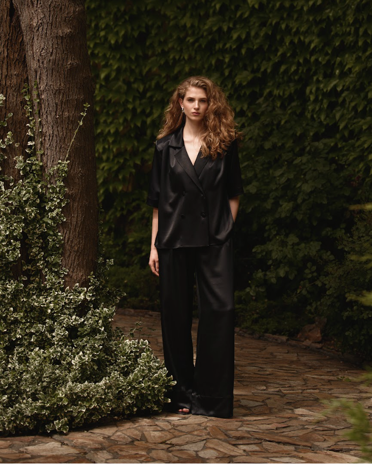 Брюки-палаццо SOLISSE Black Palazzo