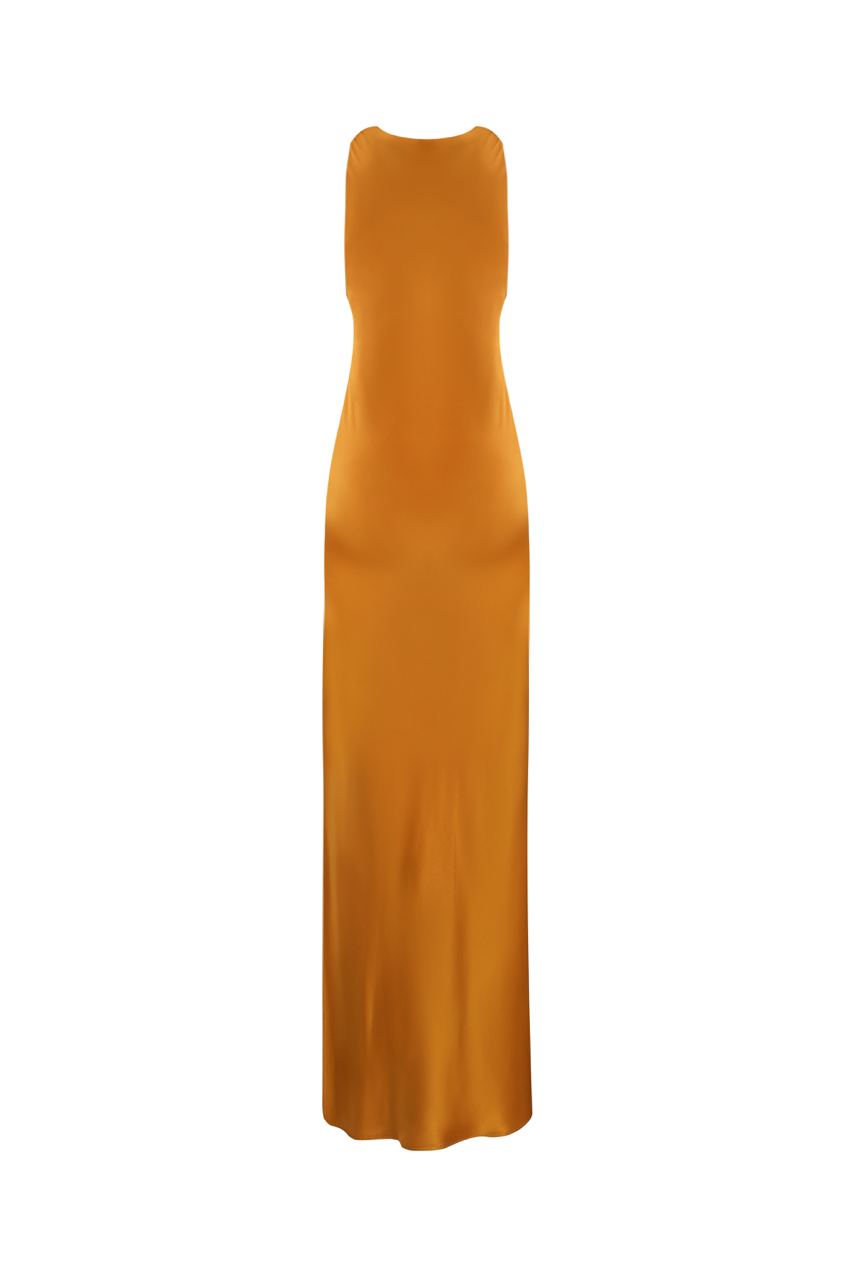Maxi dress Tina honey gold