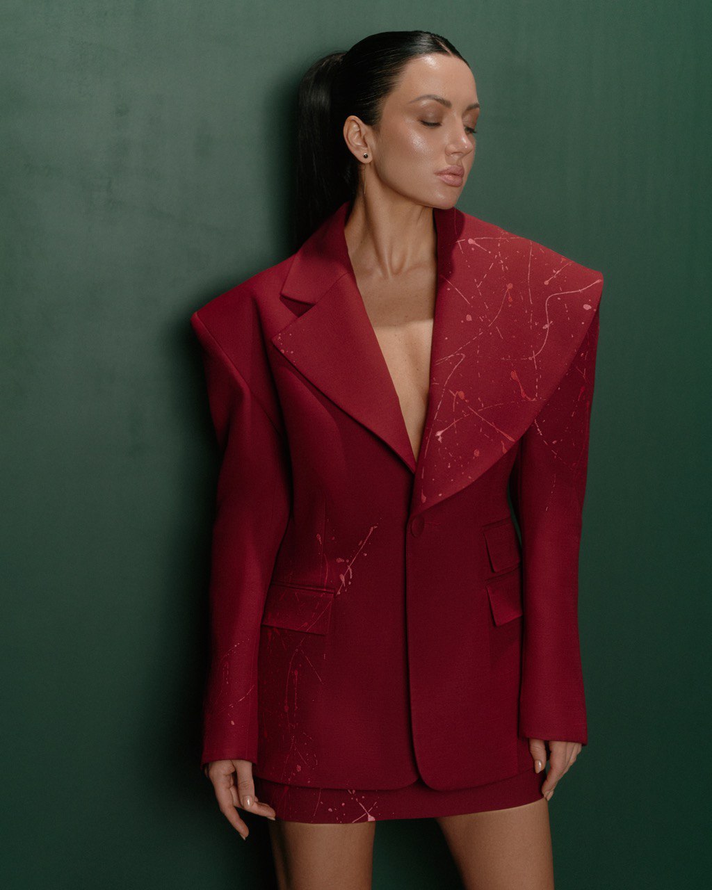 Blazer Vivienne Burgundy