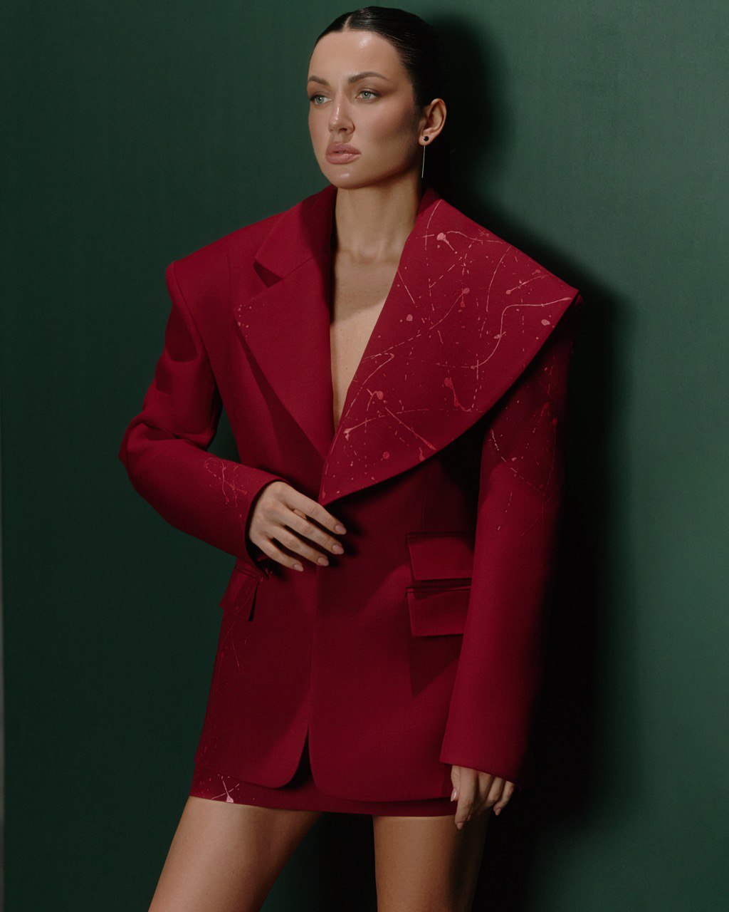 Blazer Vivienne Burgundy