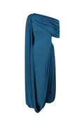 Draped jersey dress “Fluid”